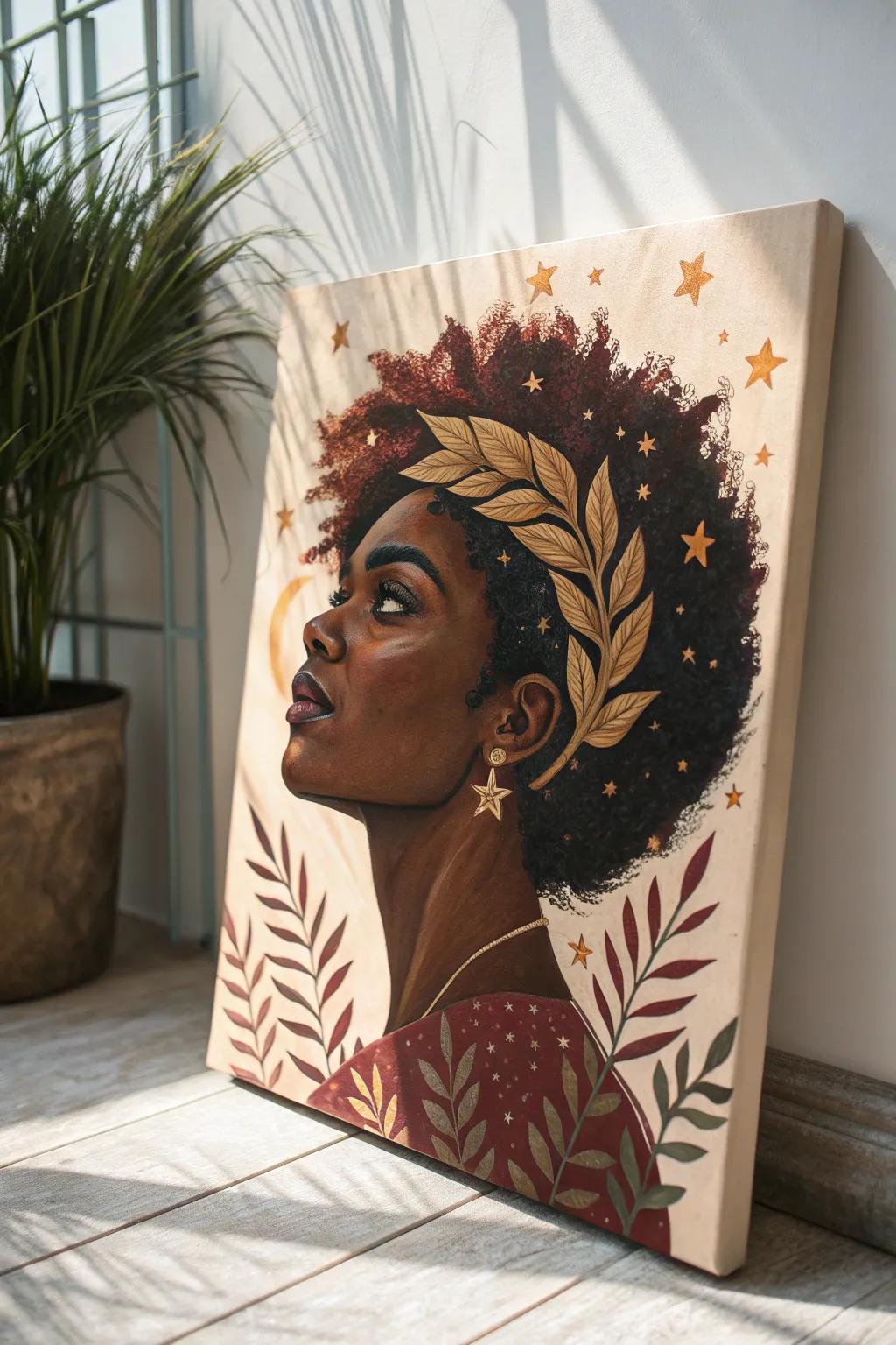 Embrace the artist within by portraying an inner goddess. #GoddessTribute