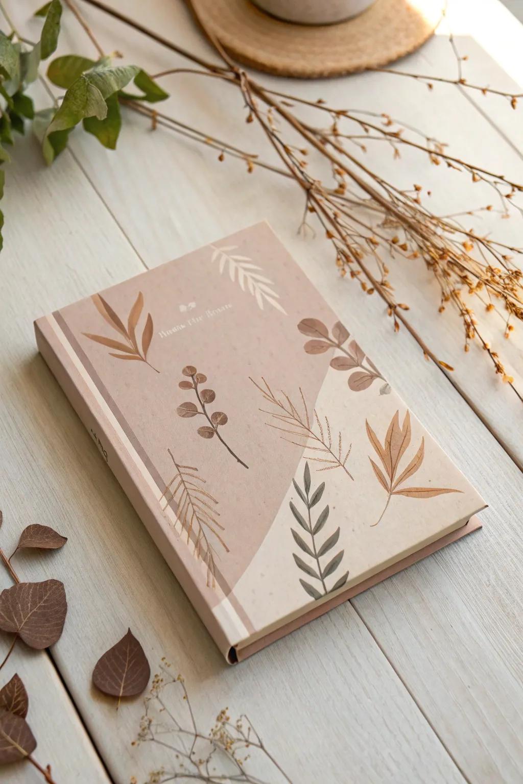 Enjoy serenity with nature-inspired book jackets. Allow simplicity and natural beauty to convey your narrative.