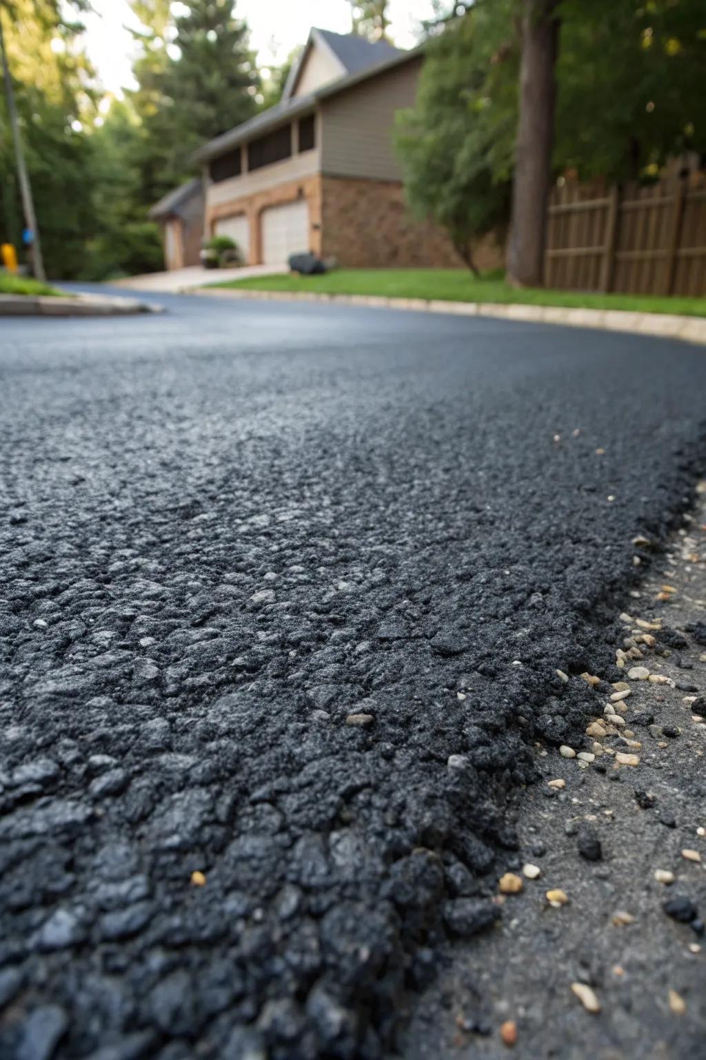 Transform your driveway into an eco-friendly statement with reclaimed surface material—a tribute to sustainability and elegance.