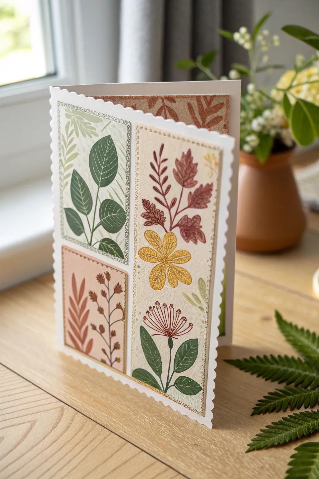 Enter the world of layered botanical stamping, where you'll craft a lush, garden-inspired card design.