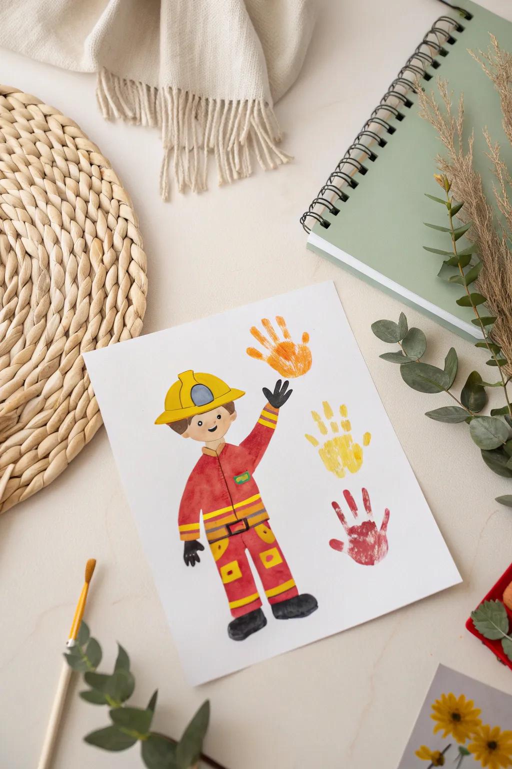 Appreciate our everyday heroes through artistic endeavors, where small hands create monumental dreams.