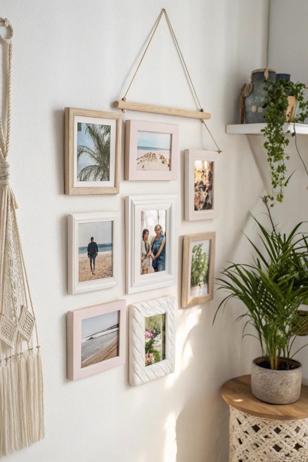 Turn your memories into a minimalist work of art—perfect for adding a personal touch to your space!