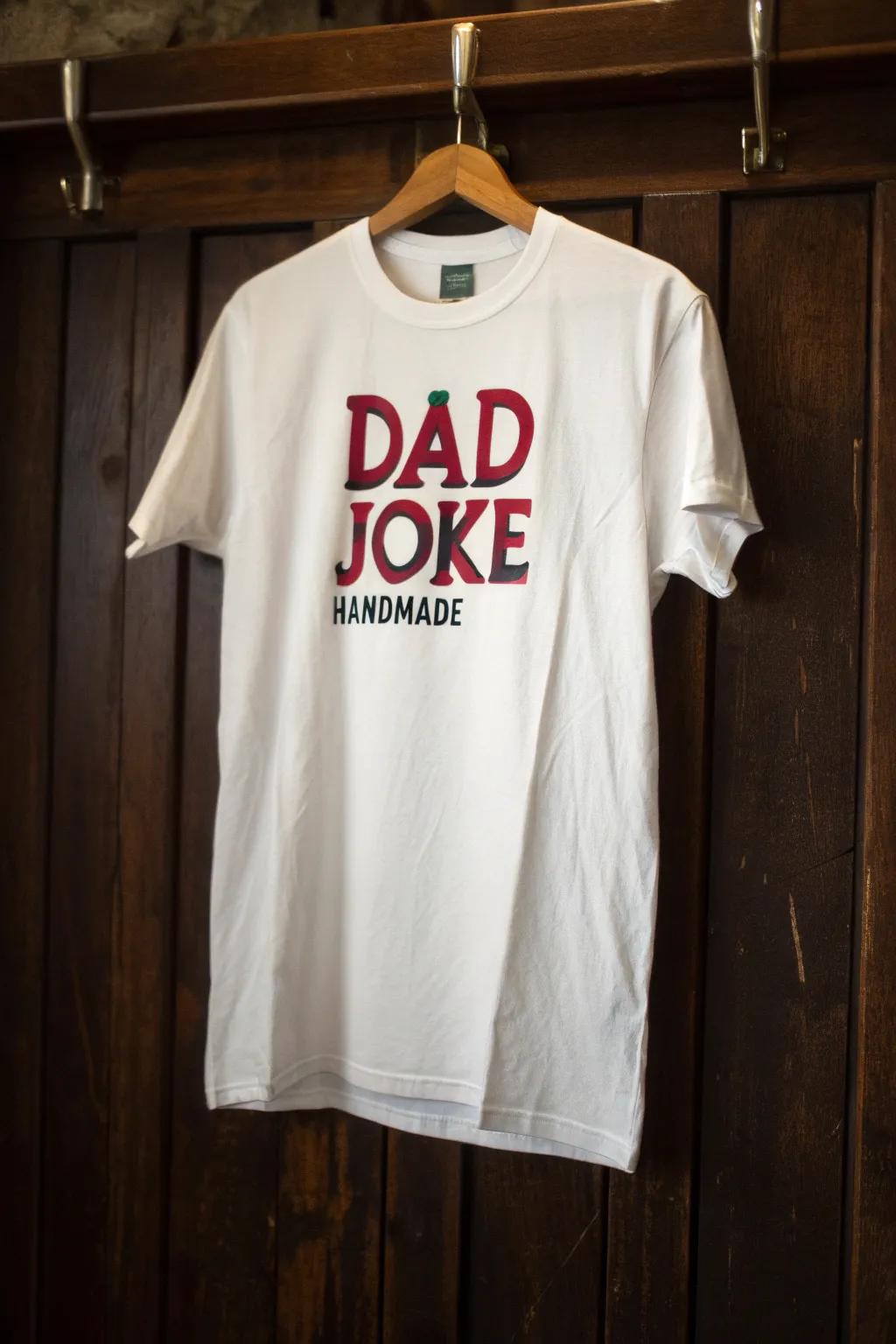 Wear your humor with pride: the definitive dad joke shirt for Father's Day!