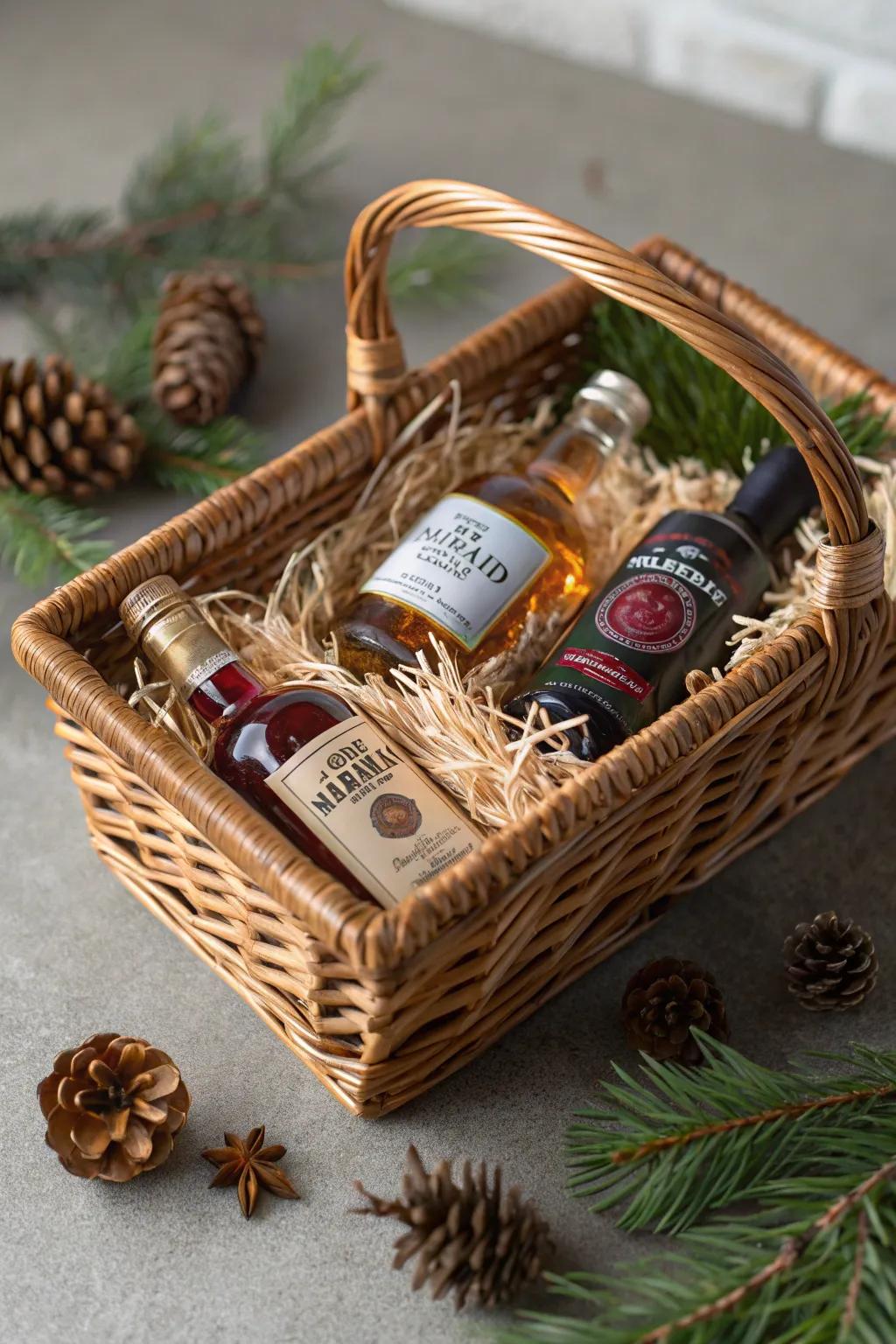 Orchestrate a memorable token with this jubilant miniature spirit bundle—an idyllic choice for those who hold a reverence for the subtleties of artistry.