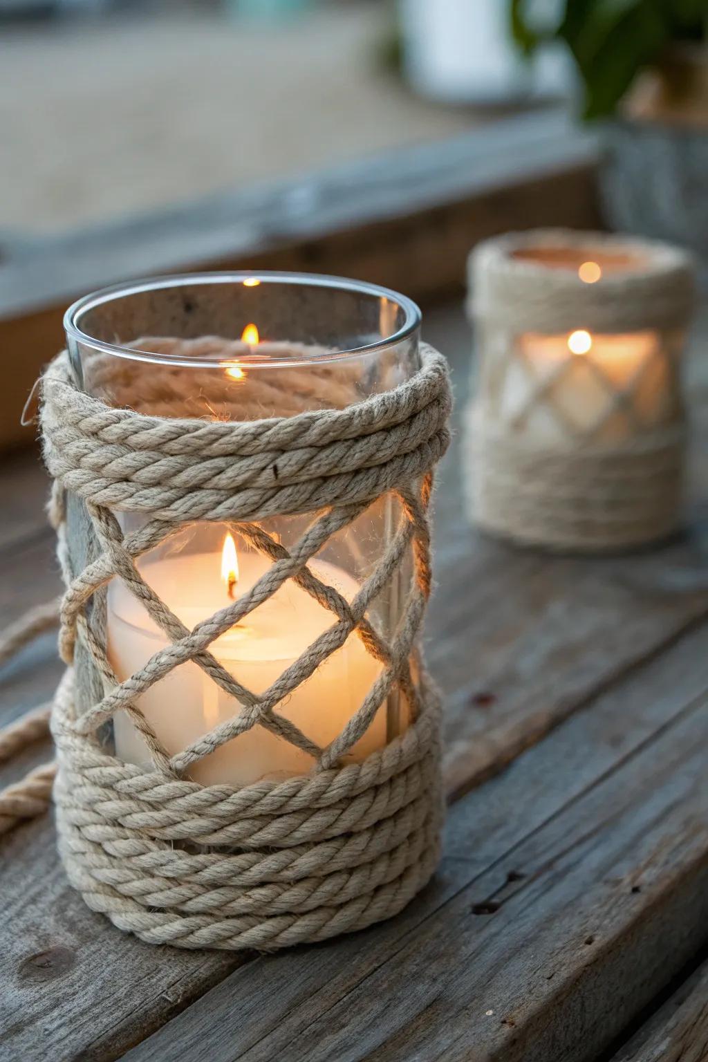 Brighten your area with the comfortable magnetism of cord-adorned illumination fixtures—conveying an impression of the seaboard indoors.