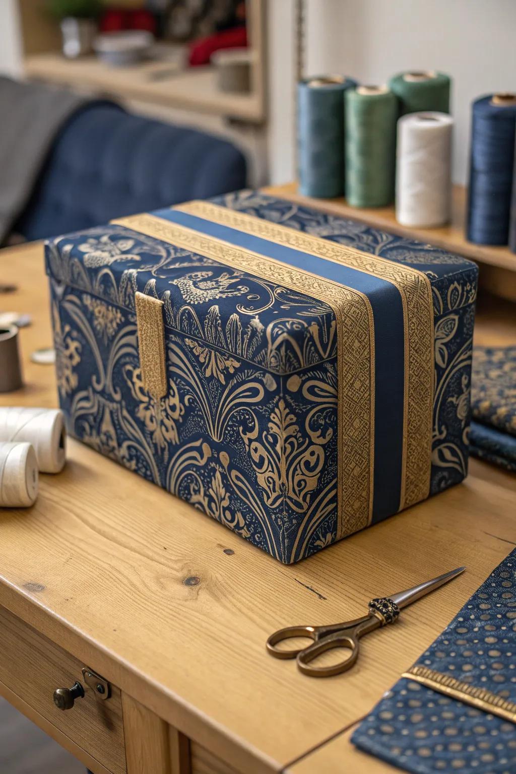 Improve your storage answers with this fabric-wrapped finesse—a flawless mix of elegance and handiwork for your area.