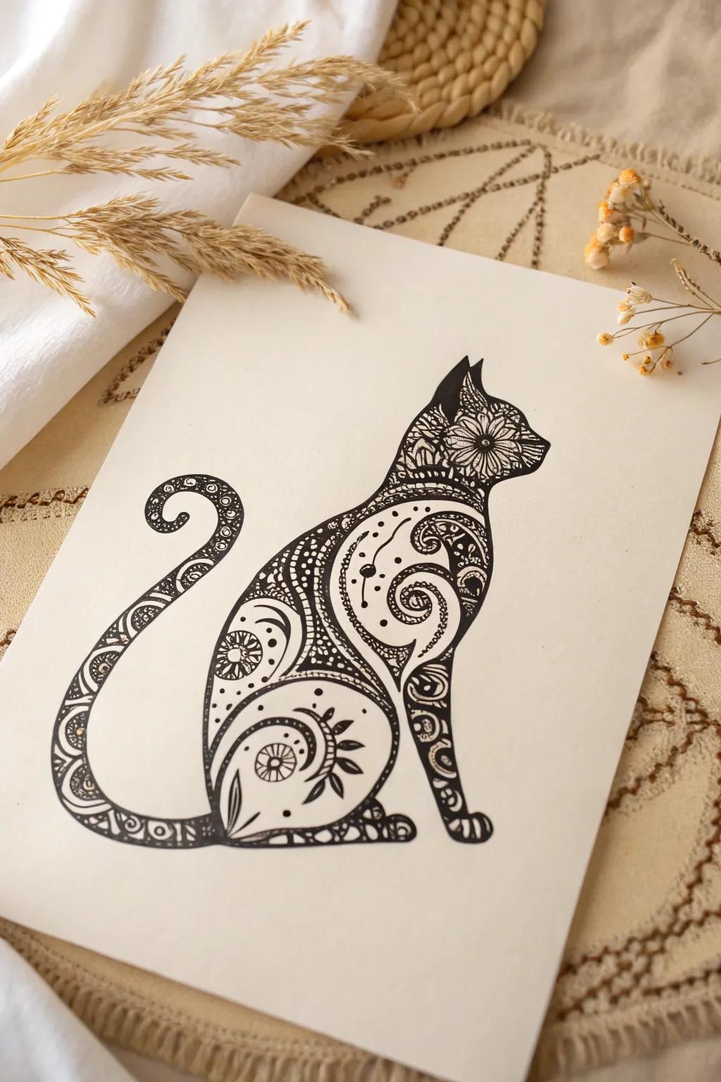 Ignite your artistic flair with patterned animals: where effortlessness aligns with artistry!