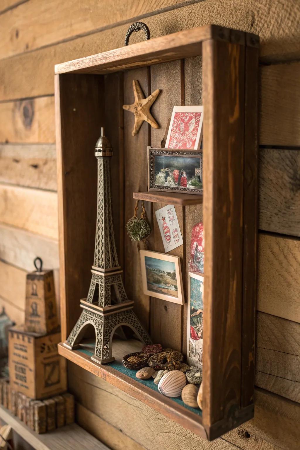 Weave your personal narrative with a classic keepsake display.