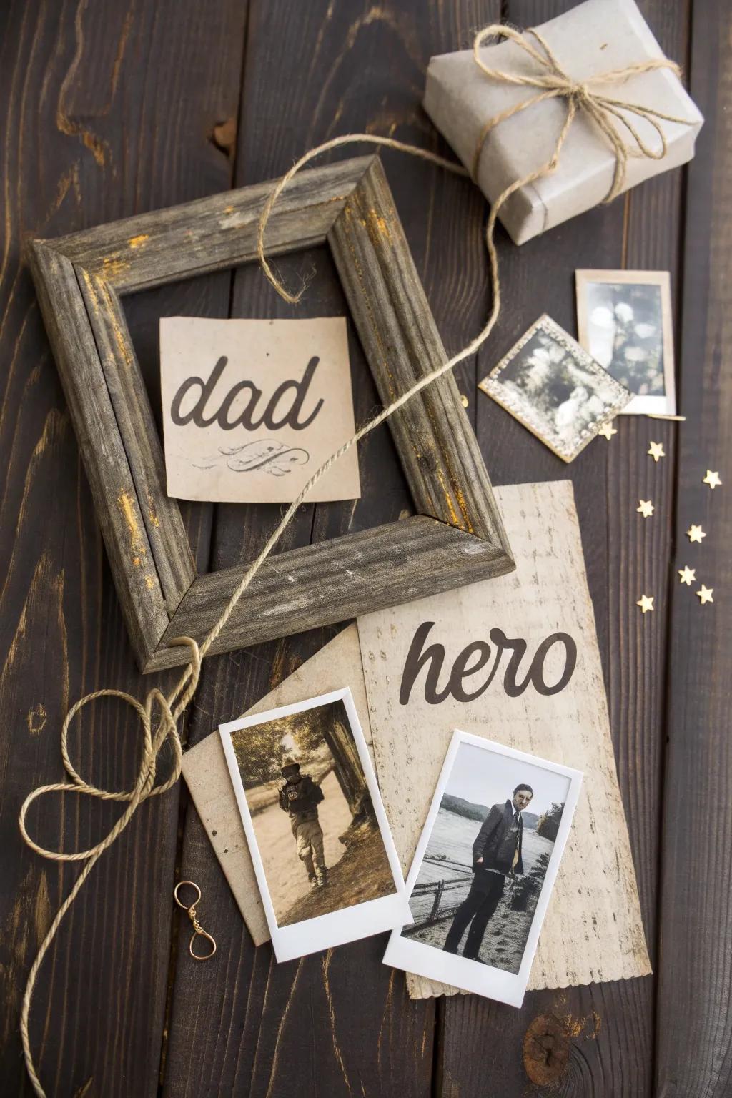 Design a sincere homage with an ageless quote-filled composition for Father's Day.