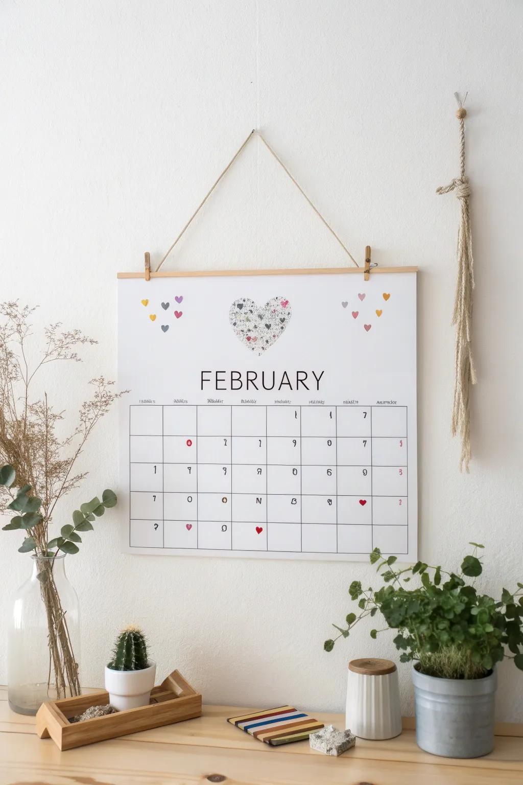 Maintain organization and spark inspiration this February with an exquisitely fashioned memo board scheduler. Simple, natural, and graced with a hint of Boho allure.