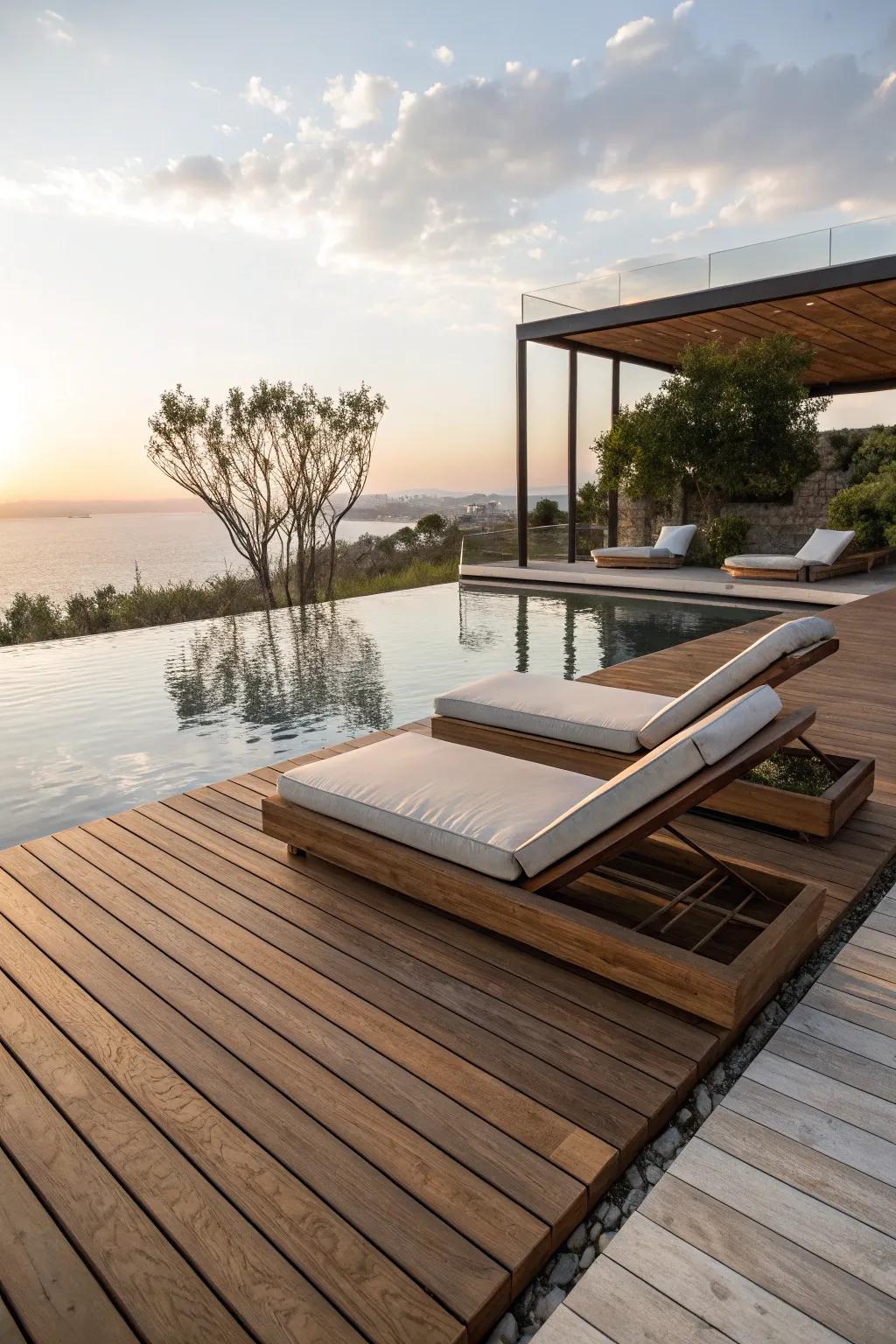 Enhance your poolside experience with a touch of craftsmanship and elegance.