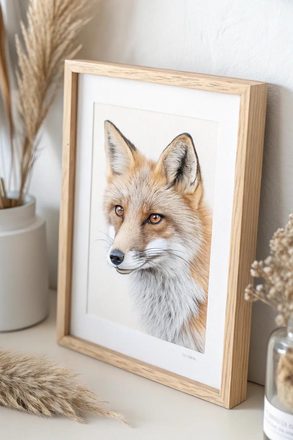 Immortalize the grace of wildlife through artistry—admire the allure of complex animal portraits.