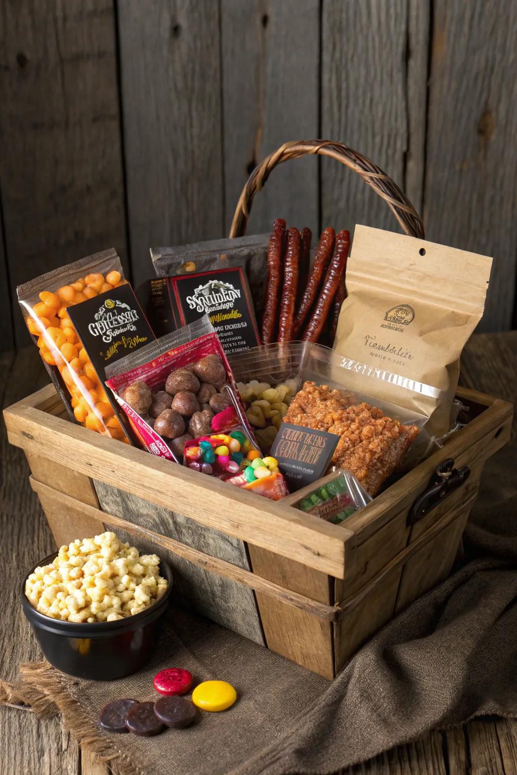 Savor the definitive Ultimate Munchies Box – a lovingly prepared assortment of treats for the dad with a fondness for exquisite snacks.