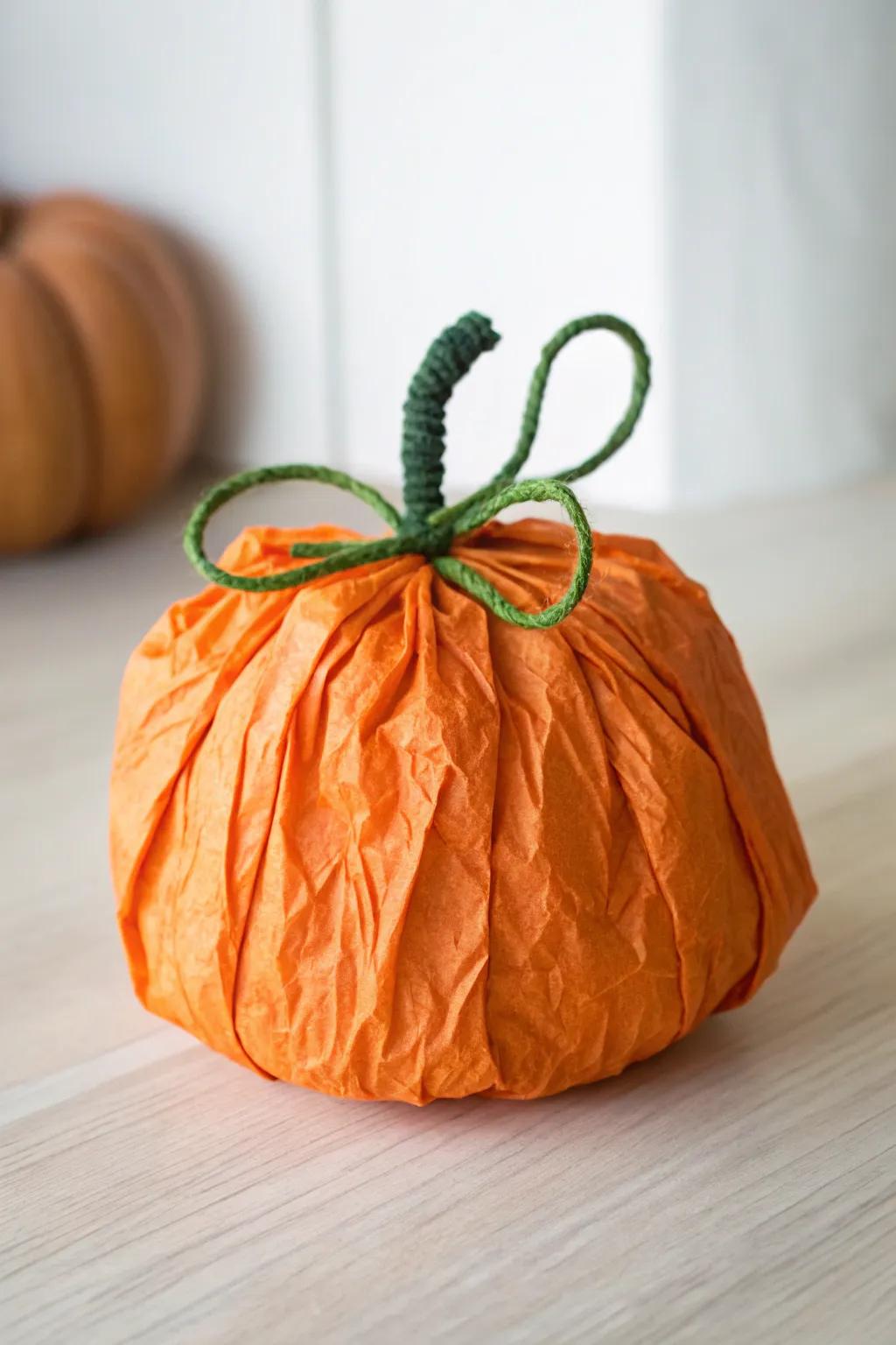 Delightful Gourd Pockets: A minimalist's delight for Halloween delicacies.