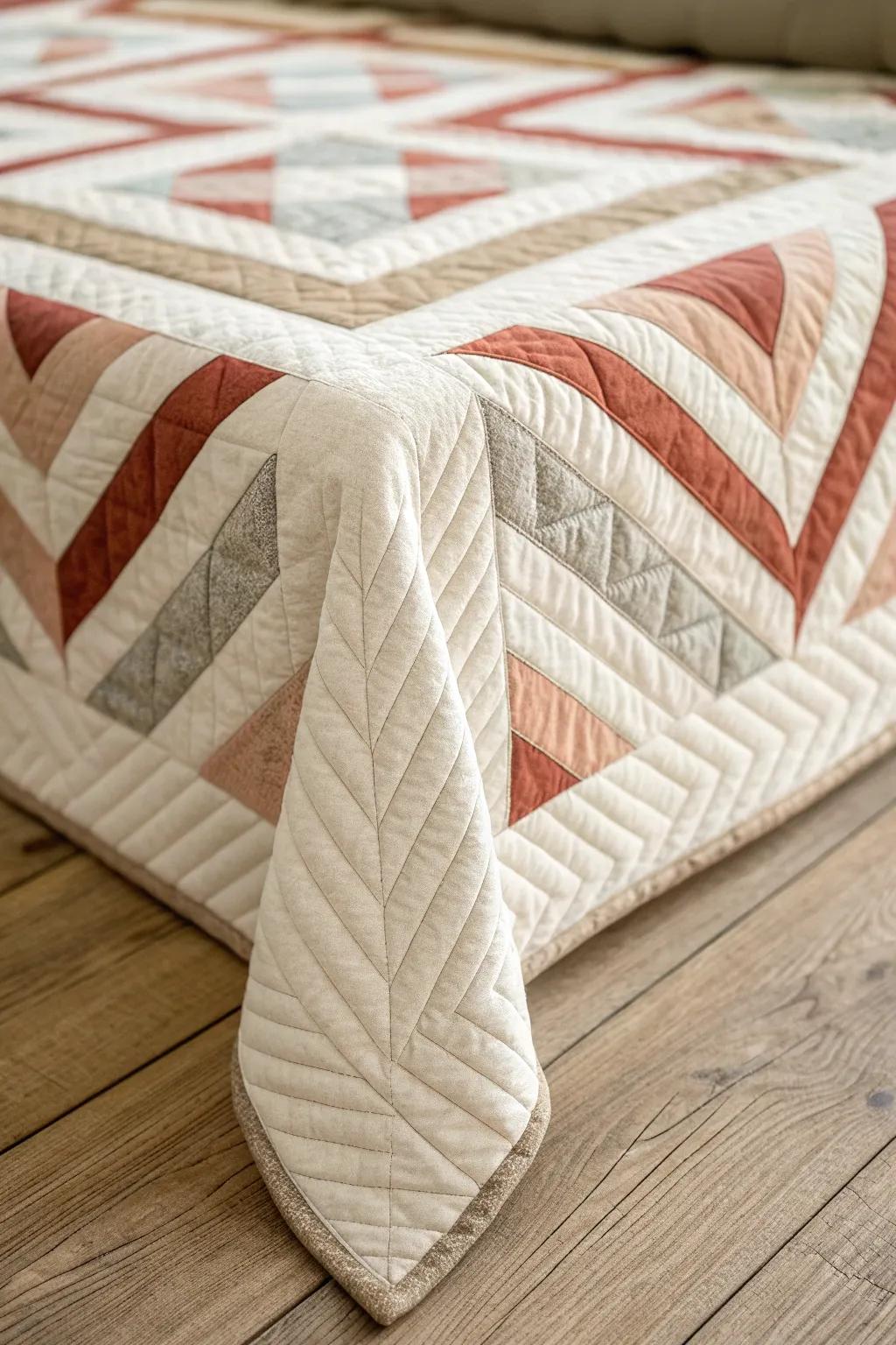 Enhance your quilt's presentation with endearing focal point accents that contribute a subtle burst of hue and artistry.