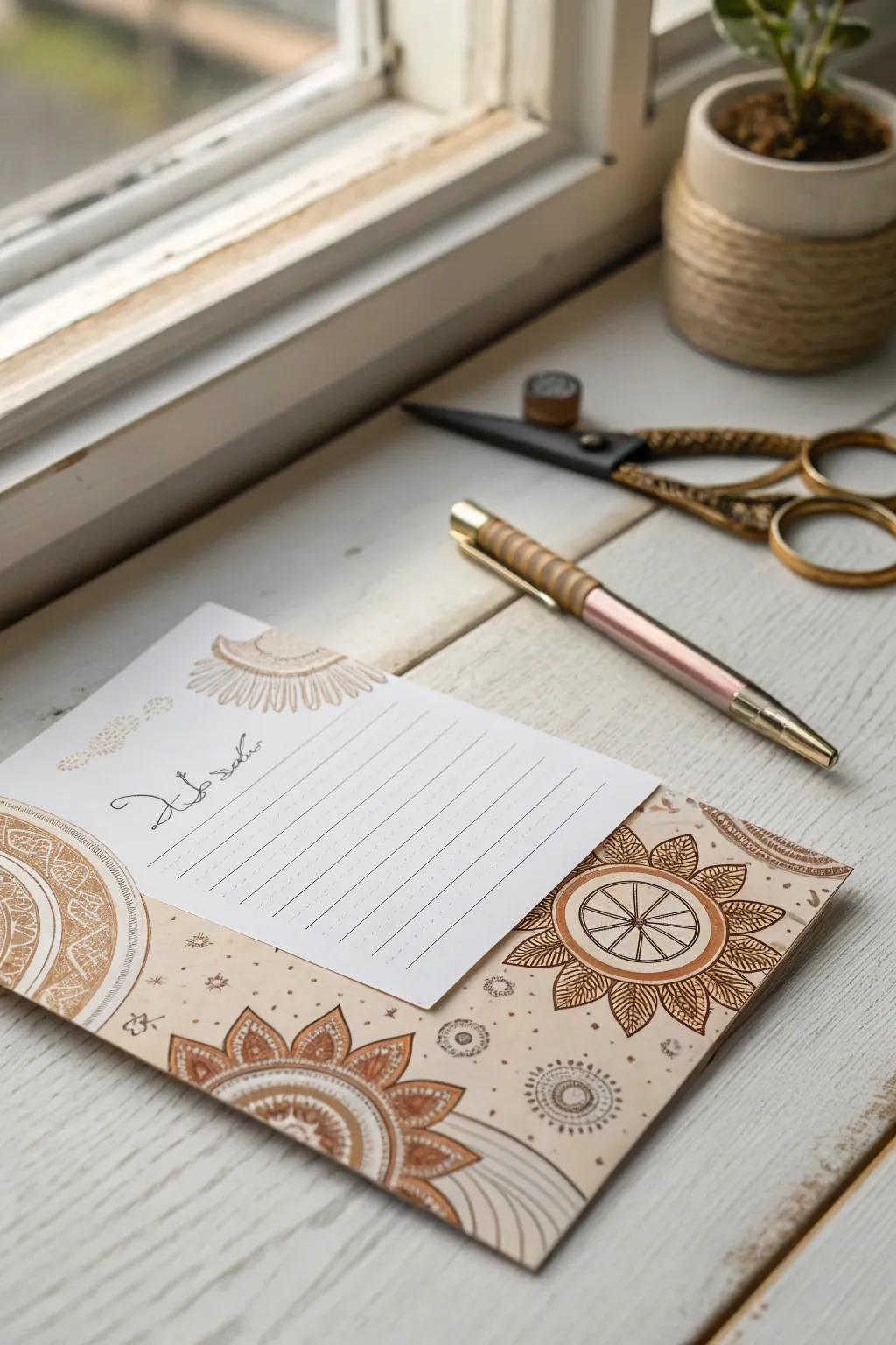 Elevate your sincere messages with these charming, imprintable index card templates.
