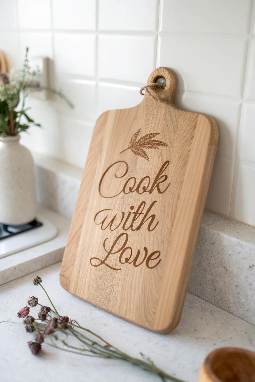 Transform your kitchen into a haven of love and inspiration. #CookWithLove #MinimalistBeauty