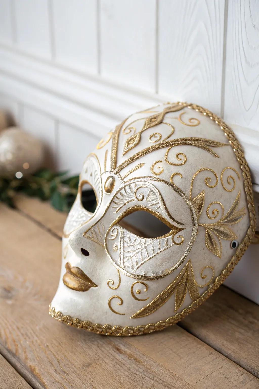 Welcome the beauty of cultural art with a Venetian-inspired plaster form.