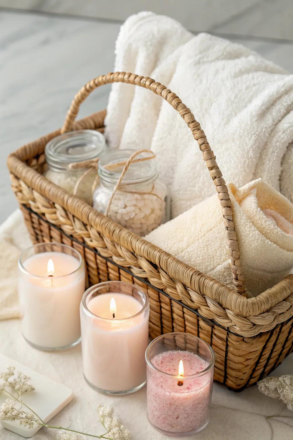 Experience tranquility with our Tranquility and Wellness Basket, the perfect fusion of ease and sophistication.