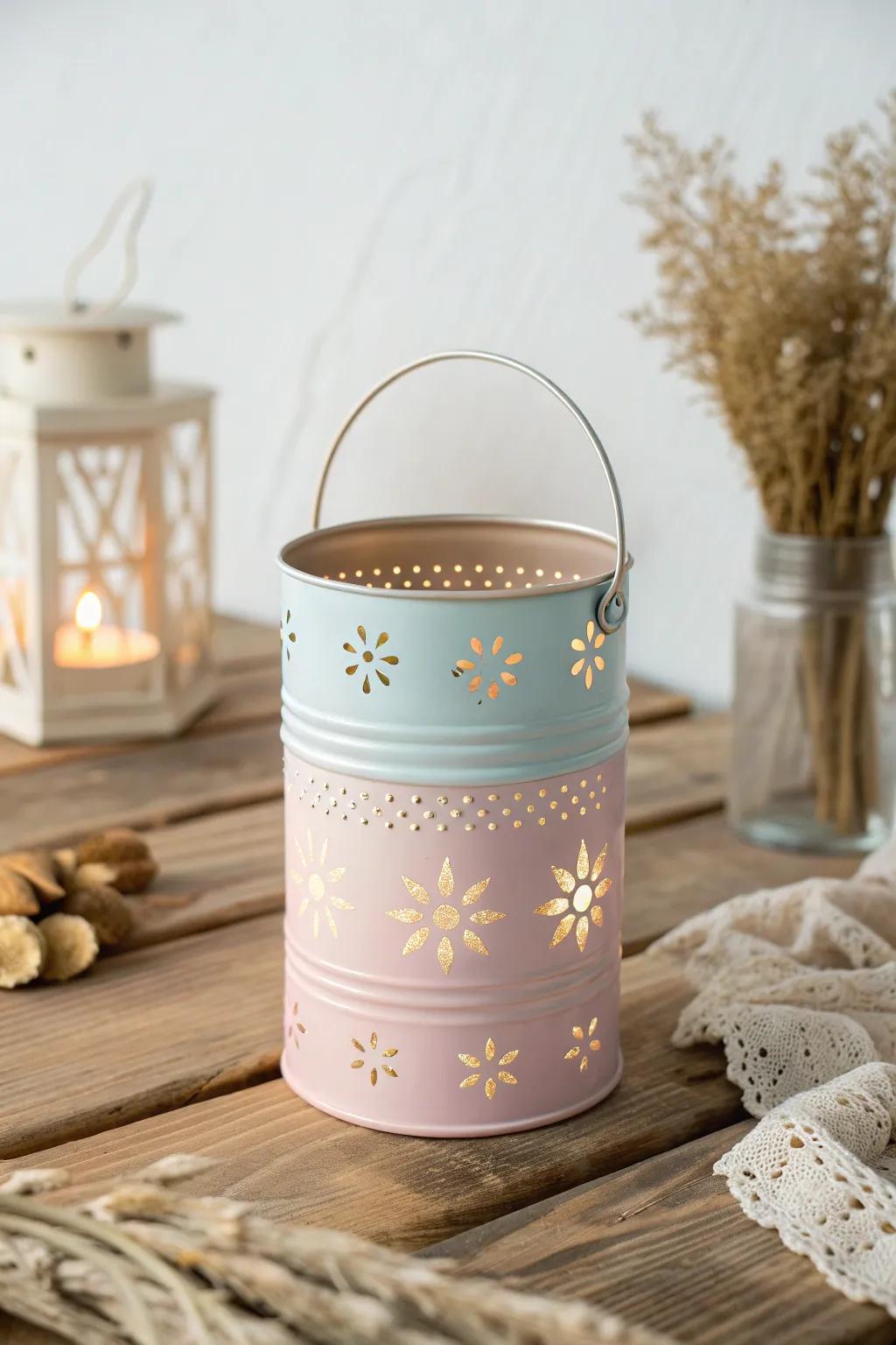 Brighten your surroundings with eco-conscious charm: transform commonplace cans into stunning starry illuminations!