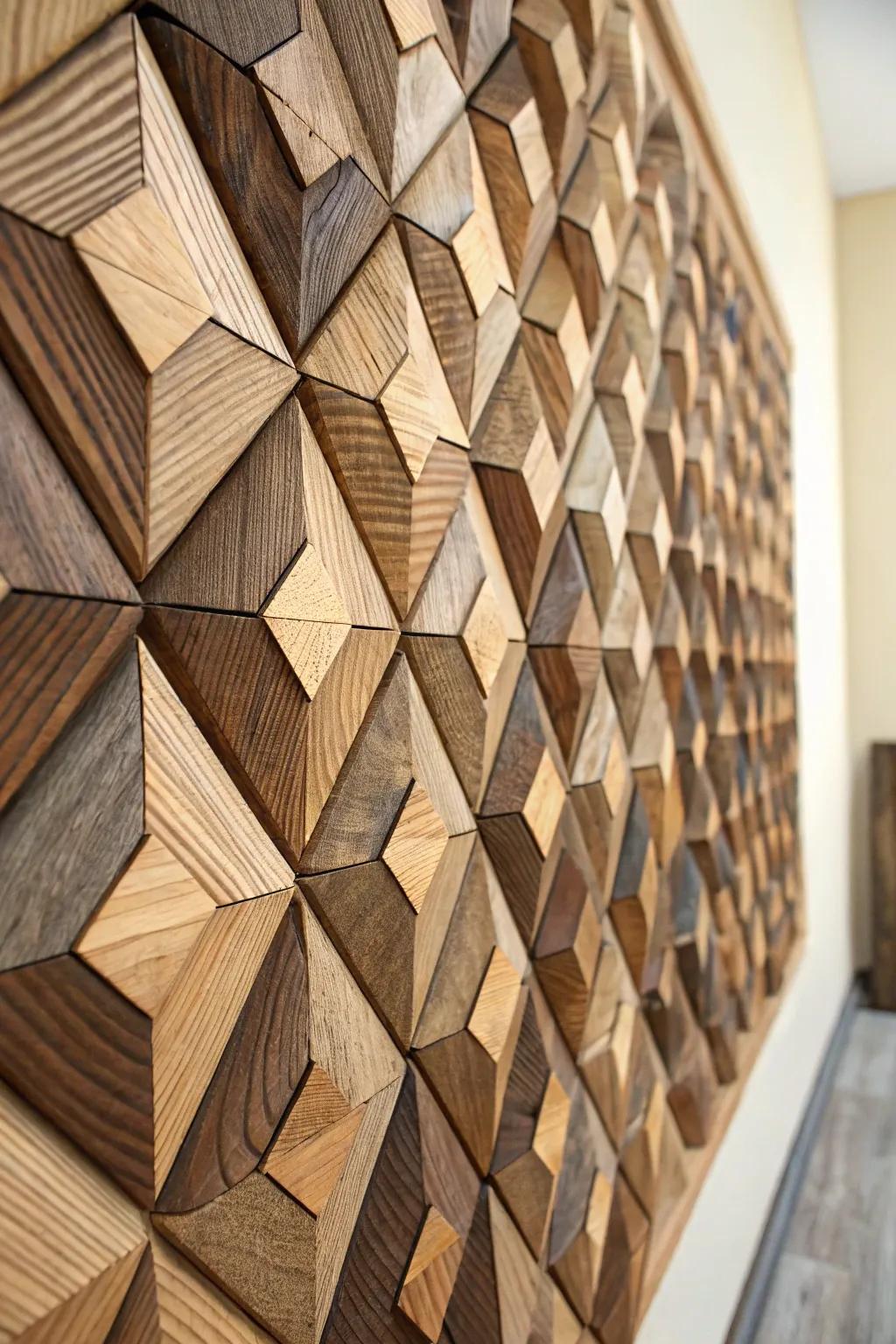 Uncover the craft of layering: Transform timber remnants into stunning dimensional textures that enthrall and ignite.