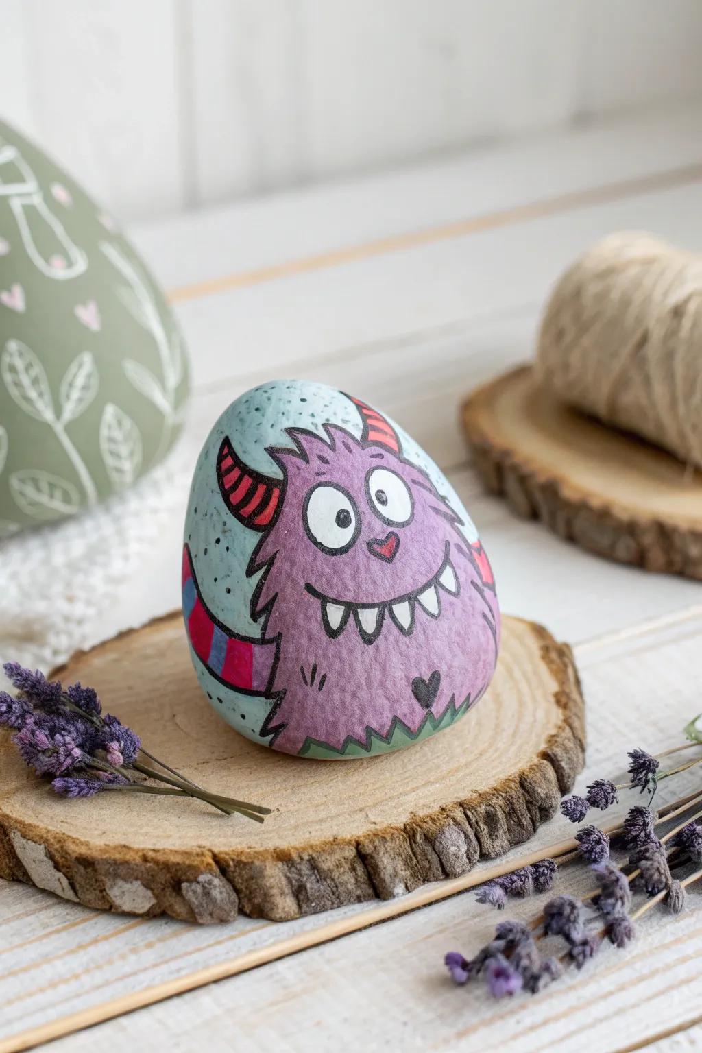 Let loose your creativity with these delightful creature stones, where artistic expression converges with nature in an understated design!