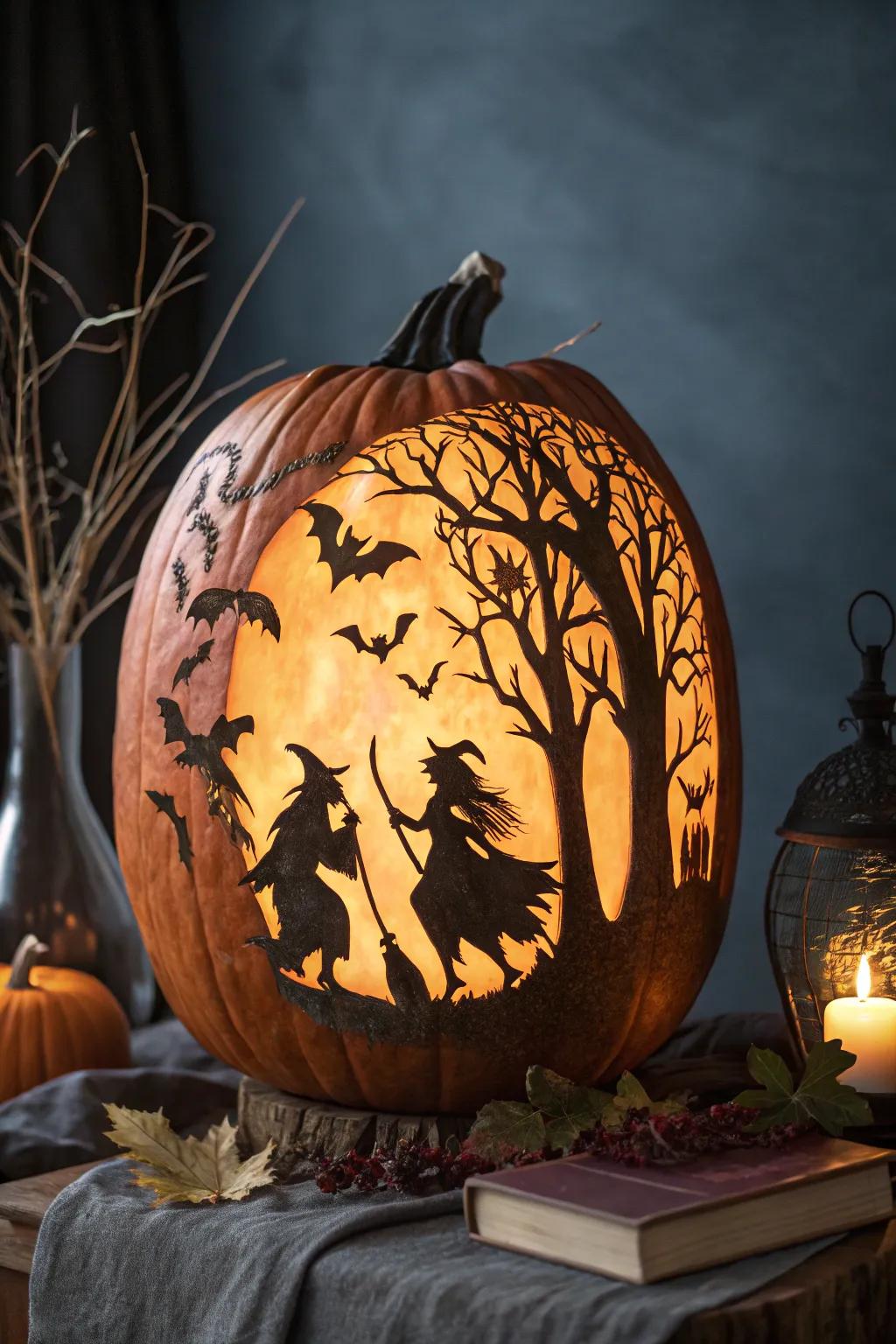 Brighten the evening with the enchanting art of contour carving.