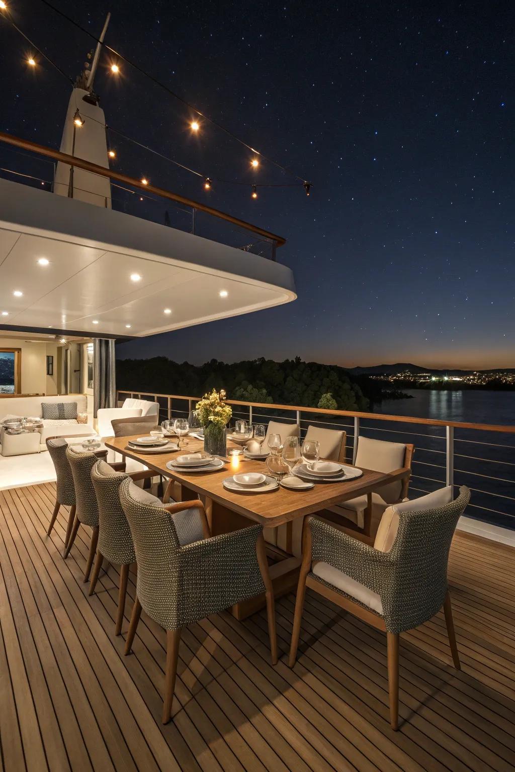 Refine your open-air culinary experiences with a flawlessly arranged al fresco setup.
