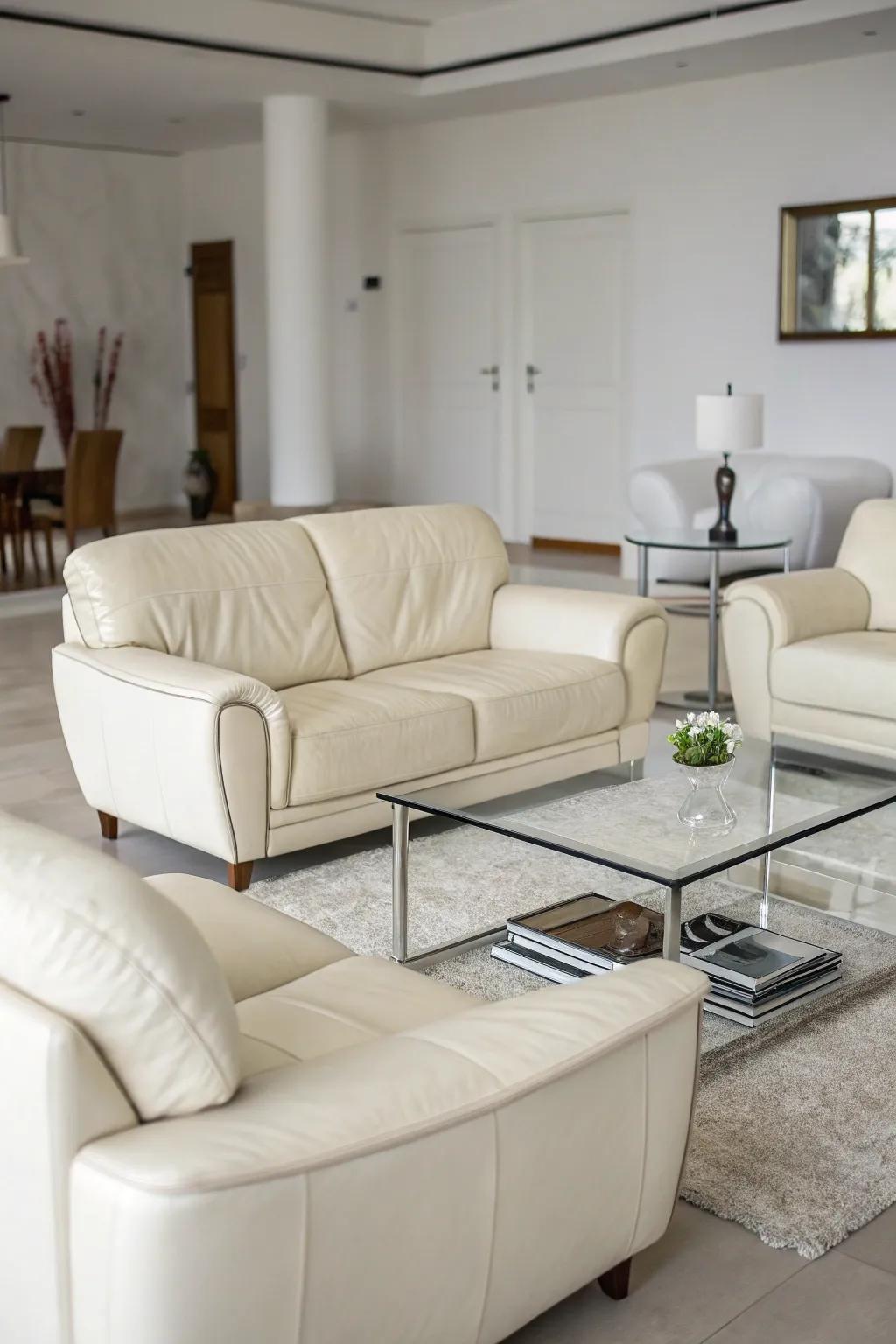 Elegance meets simplicity in a modern understated living room.