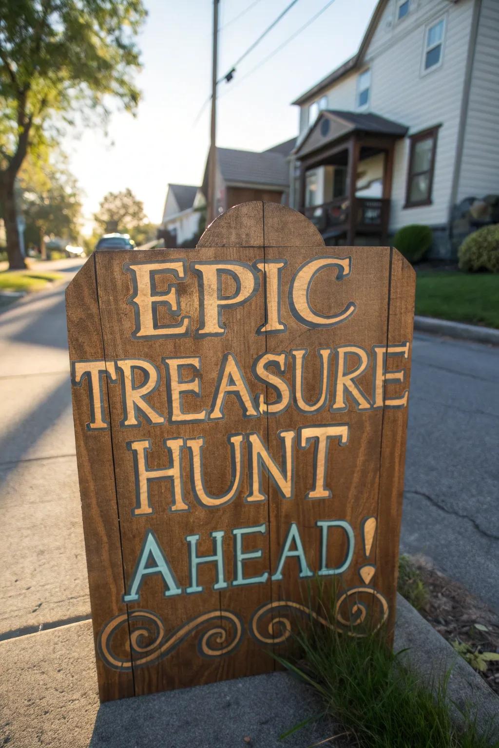 Discover treasures with a smile at this uniquely crafted garage sale!