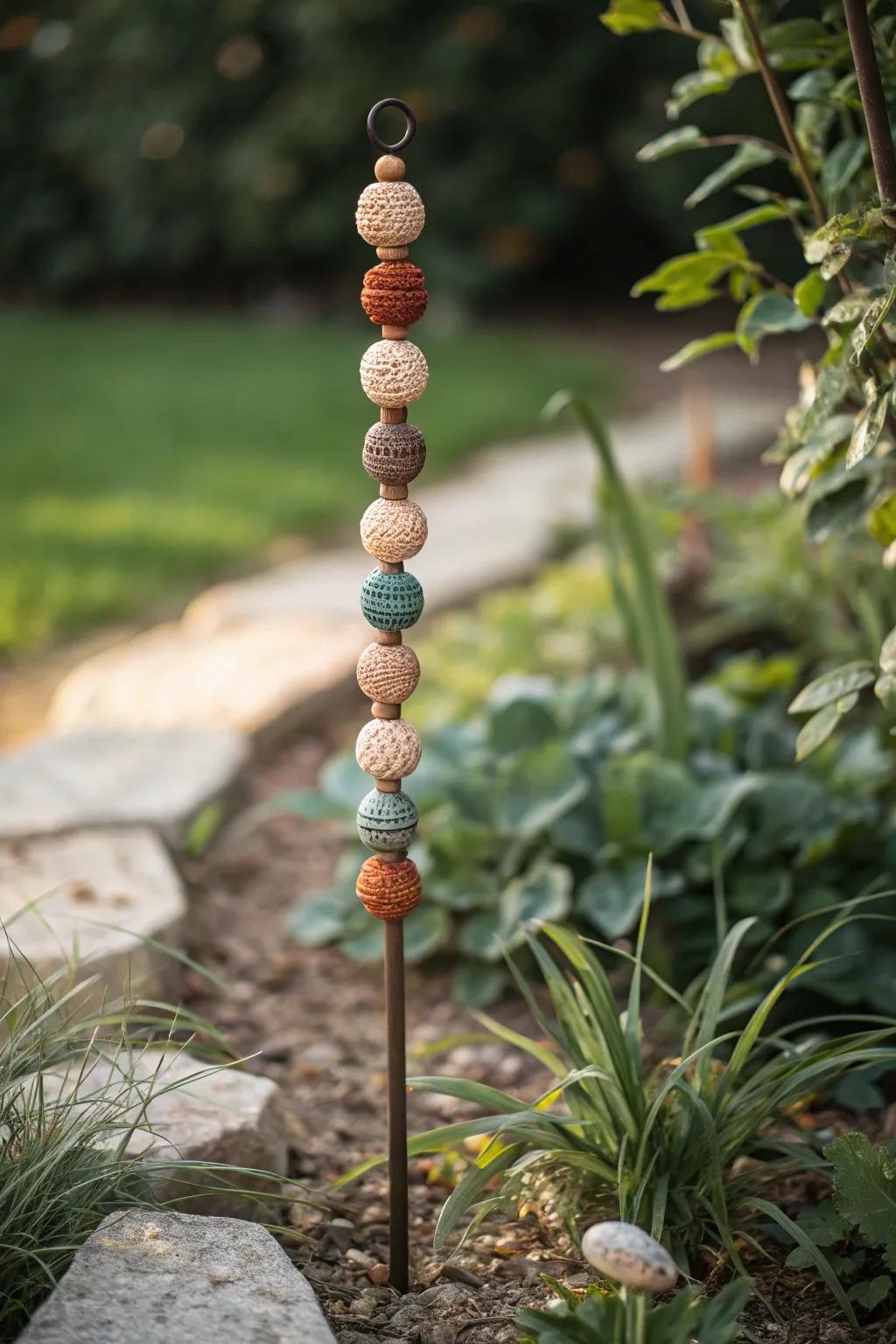 Incorporate a hint of whimsy to your garden with these stunning beaded indicators, ideal for plant enthusiasts with an appreciation for design.