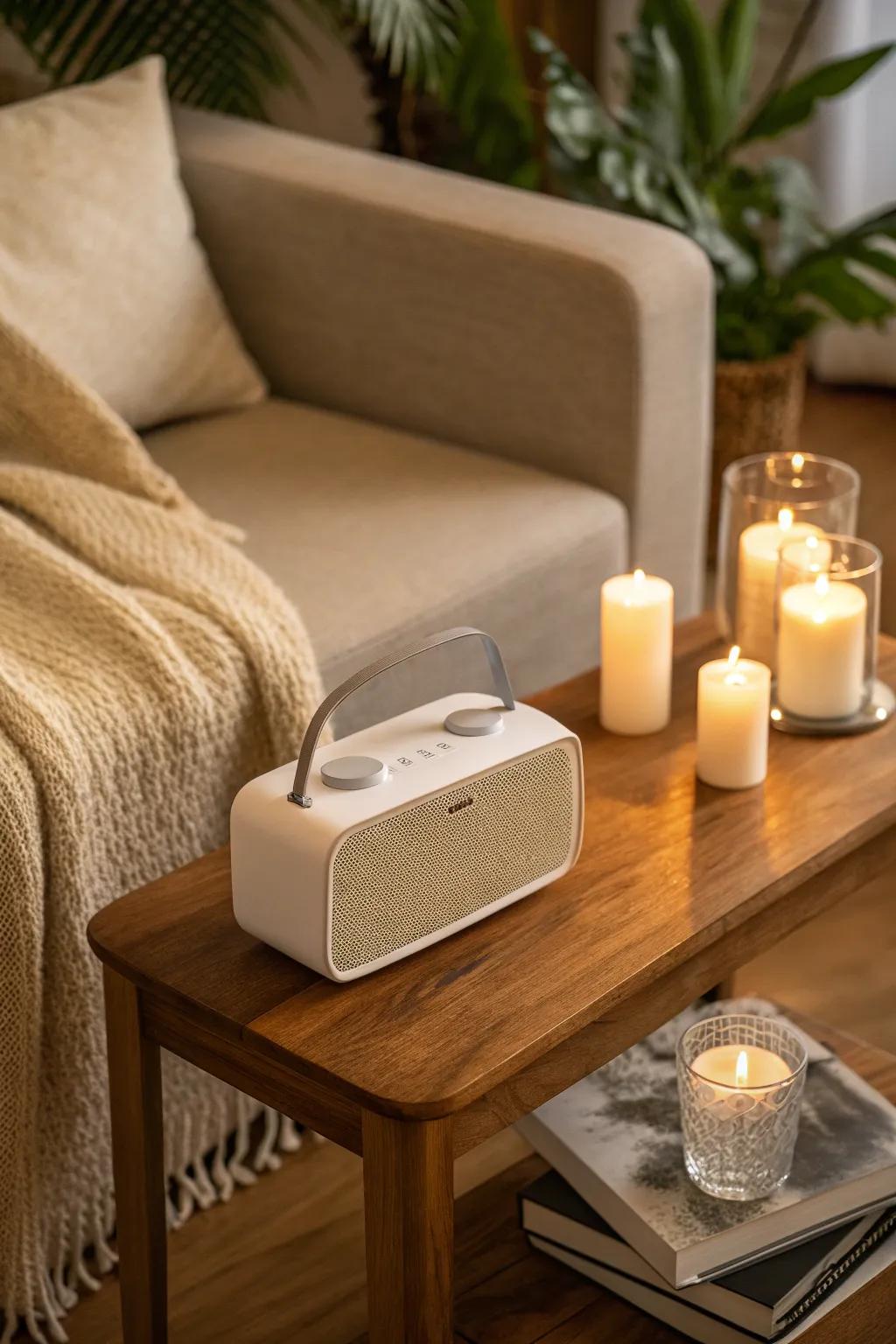 Transform your living room into a cozy concert stage with a simple karaoke setup!