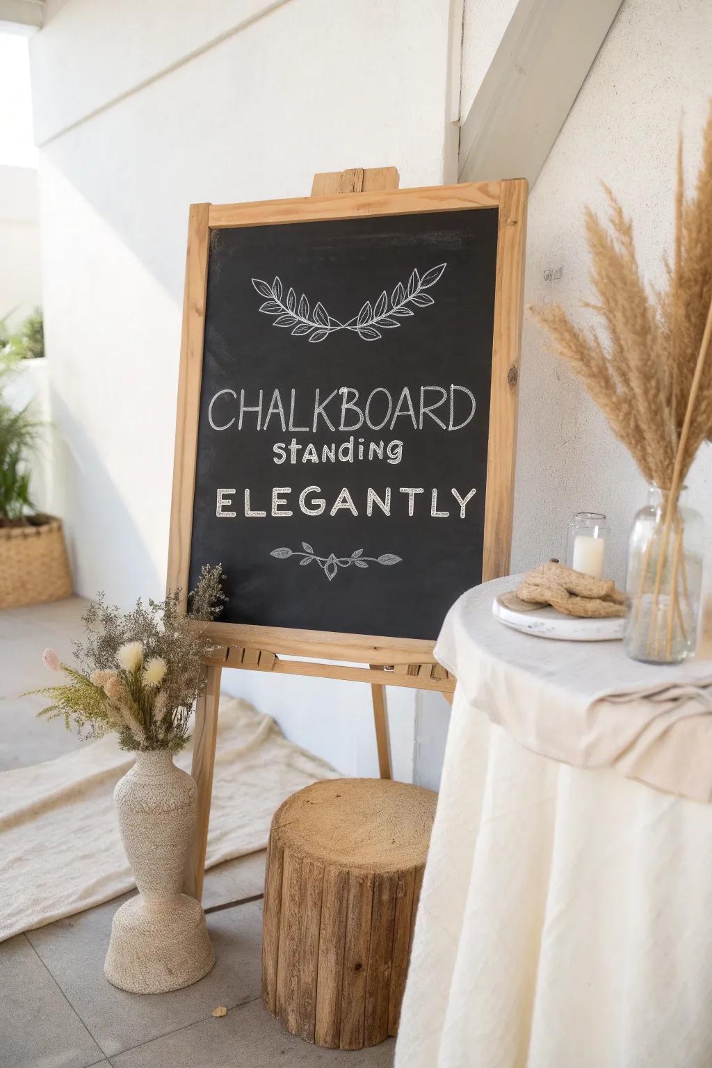 Engage and connect: Add a personal touch to your craft booth with a charming customer interaction board.
