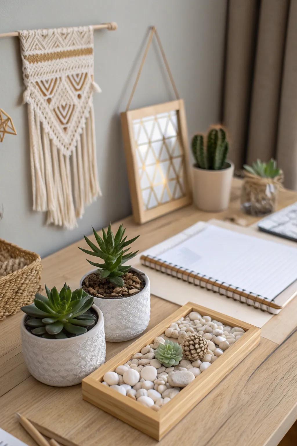 Unleash creativity with this elegant DIY desk décor kit—perfect for adding a personal touch to your workspace!