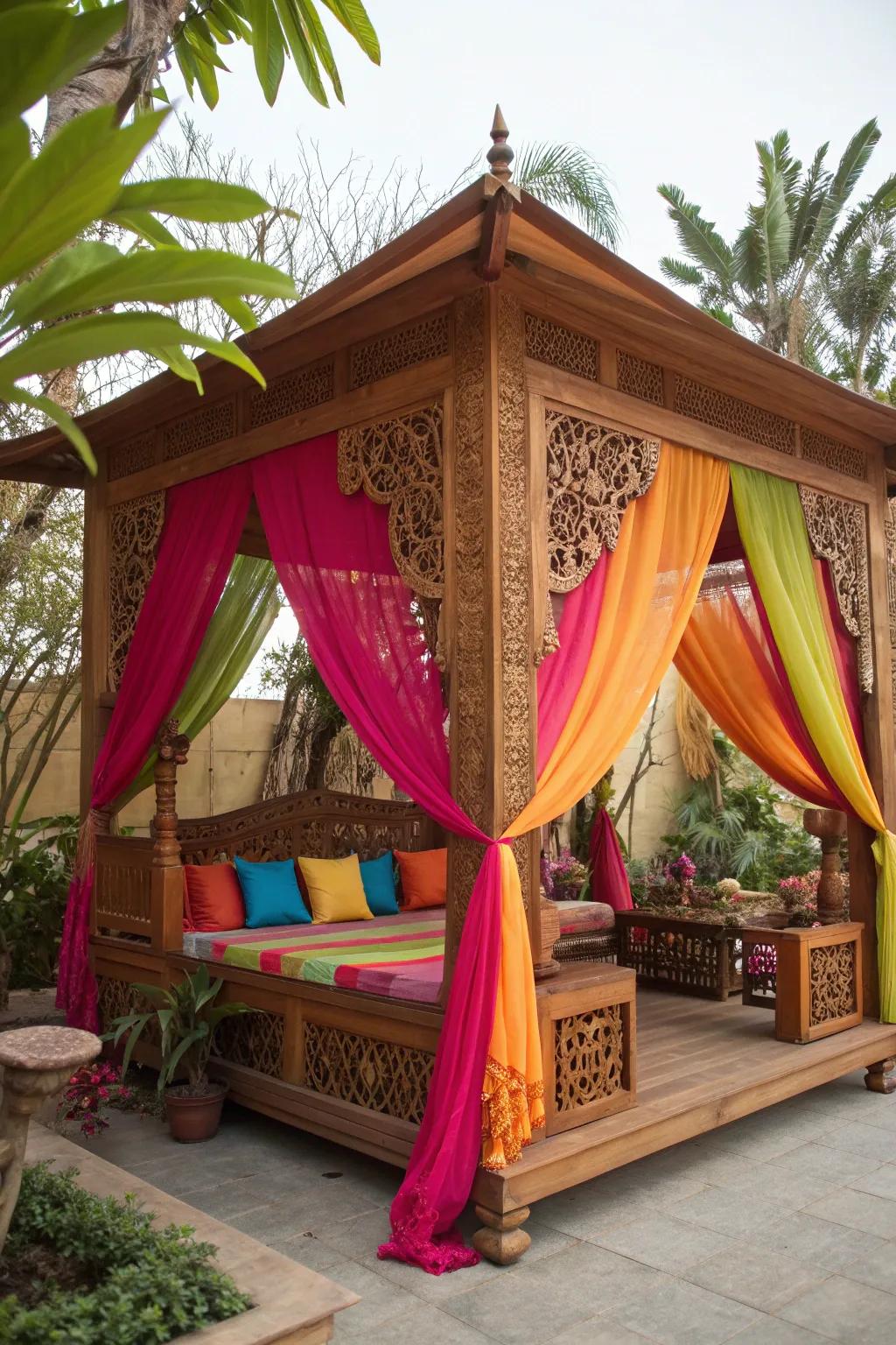 With this captivating do-it-yourself shelter, enter a whimsical wonderland.