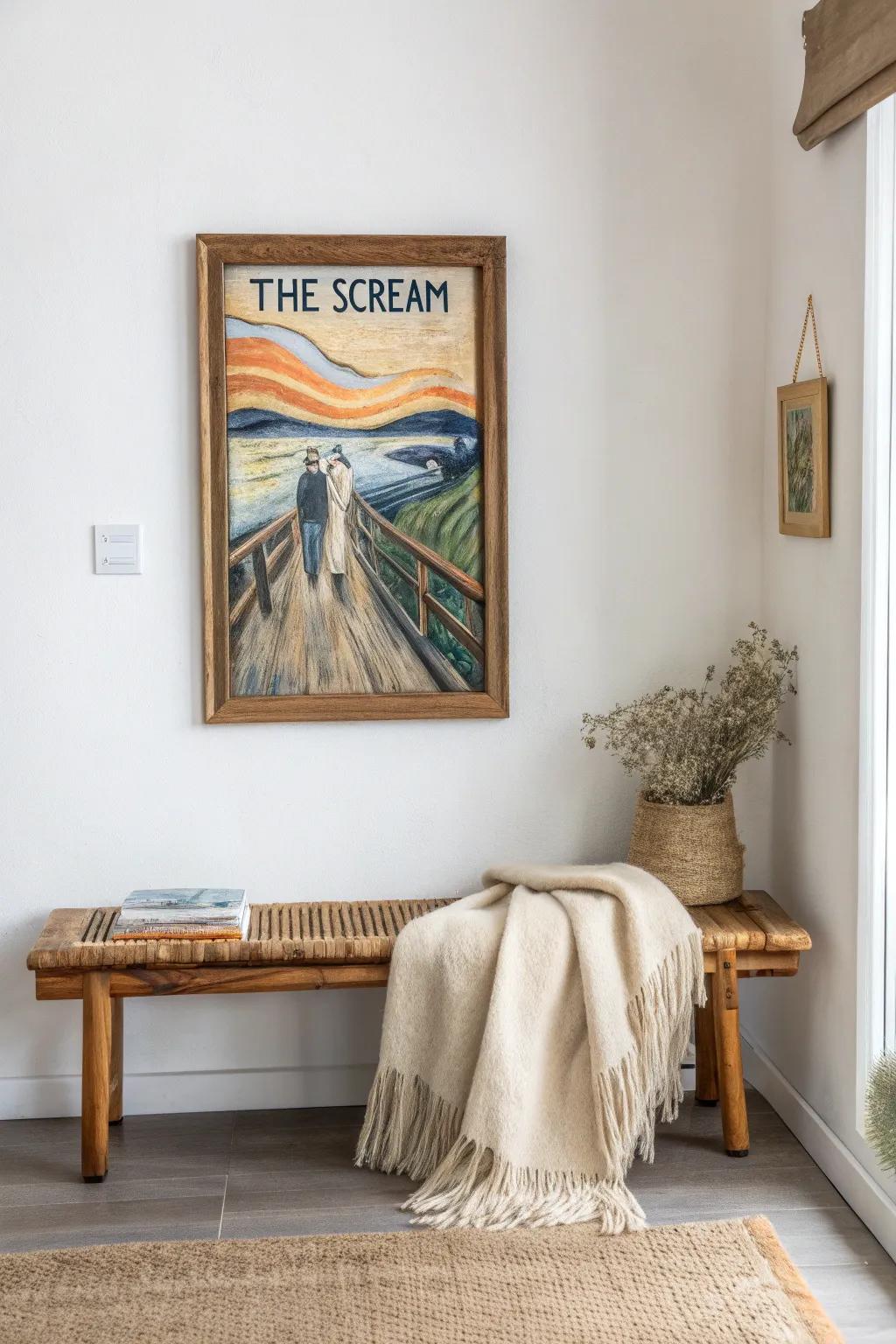Craft a masterwork in unison: a singular synthesis of inventiveness and collaboration stimulated by 'The Scream'.