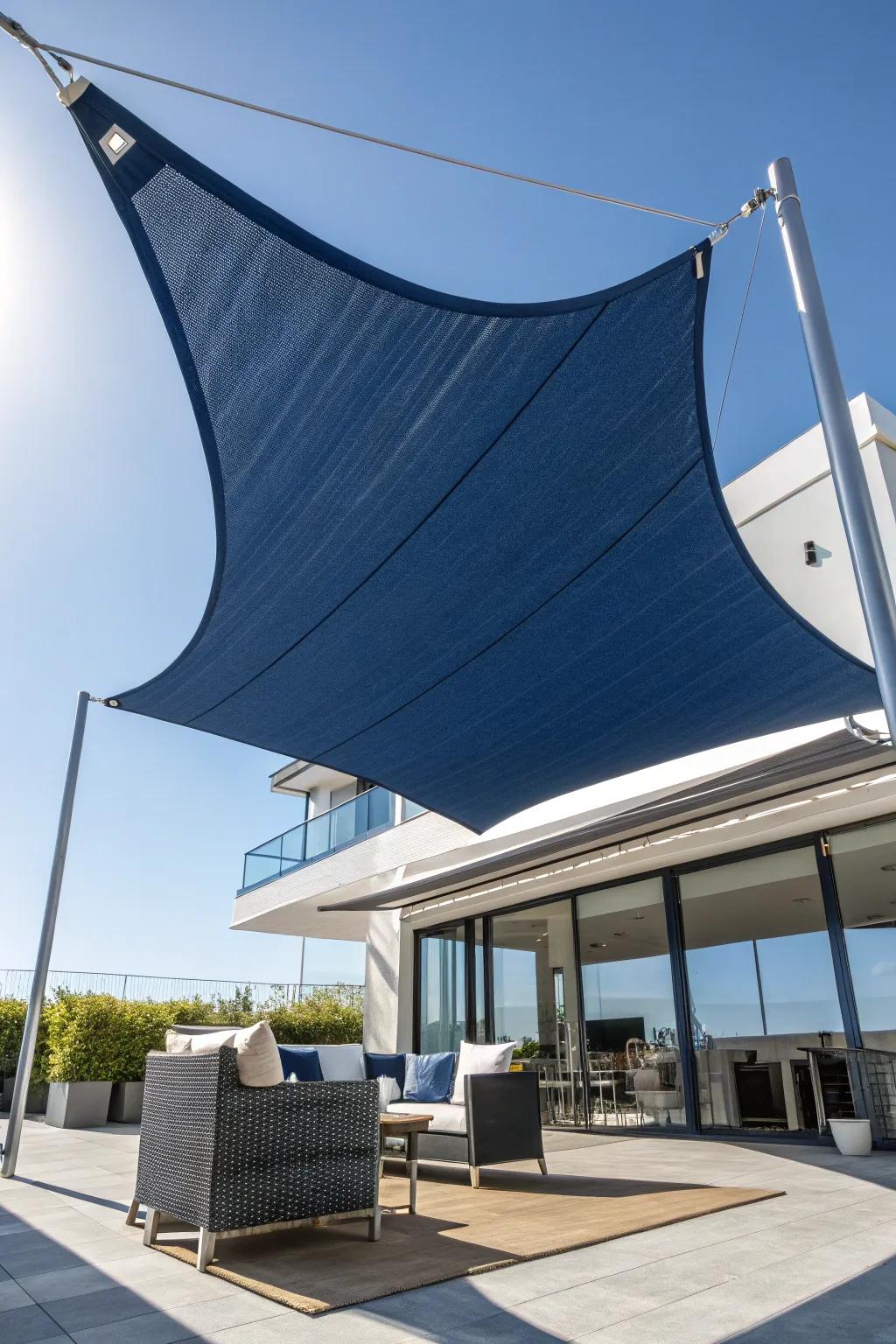 Elevate your outdoor space through a trapezoid sun shadow sail—where craftsmanship harmonizes with creativity.