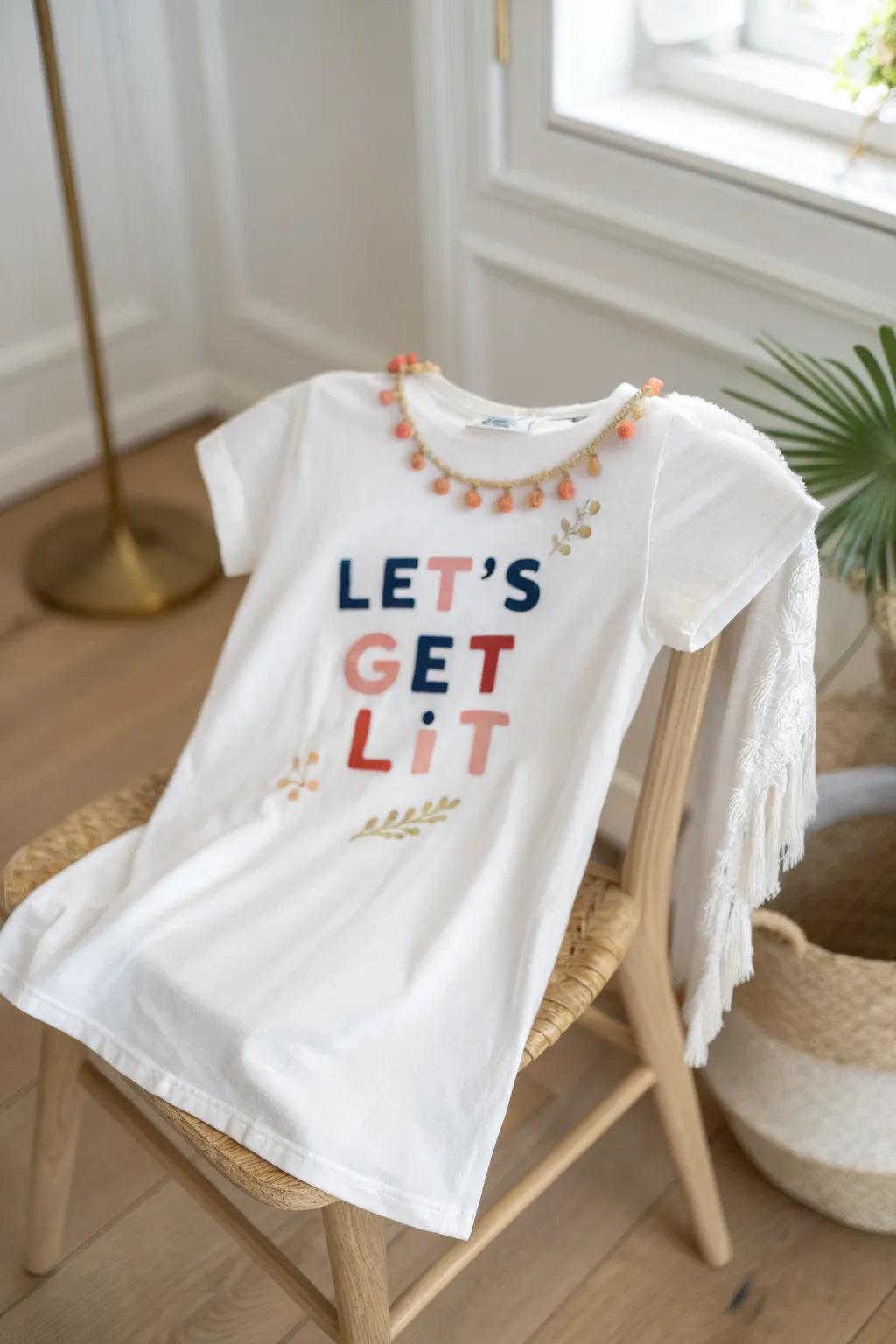 Prepare to gleam this Independence Day with a 'Time to Celebrate' shirt that melds humor and flair!