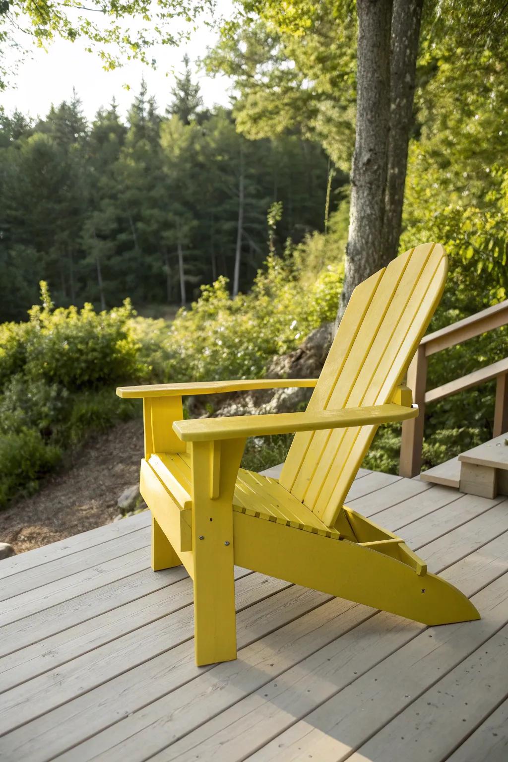 Illuminate your outdoor area with a burst of striking color and enduring design.