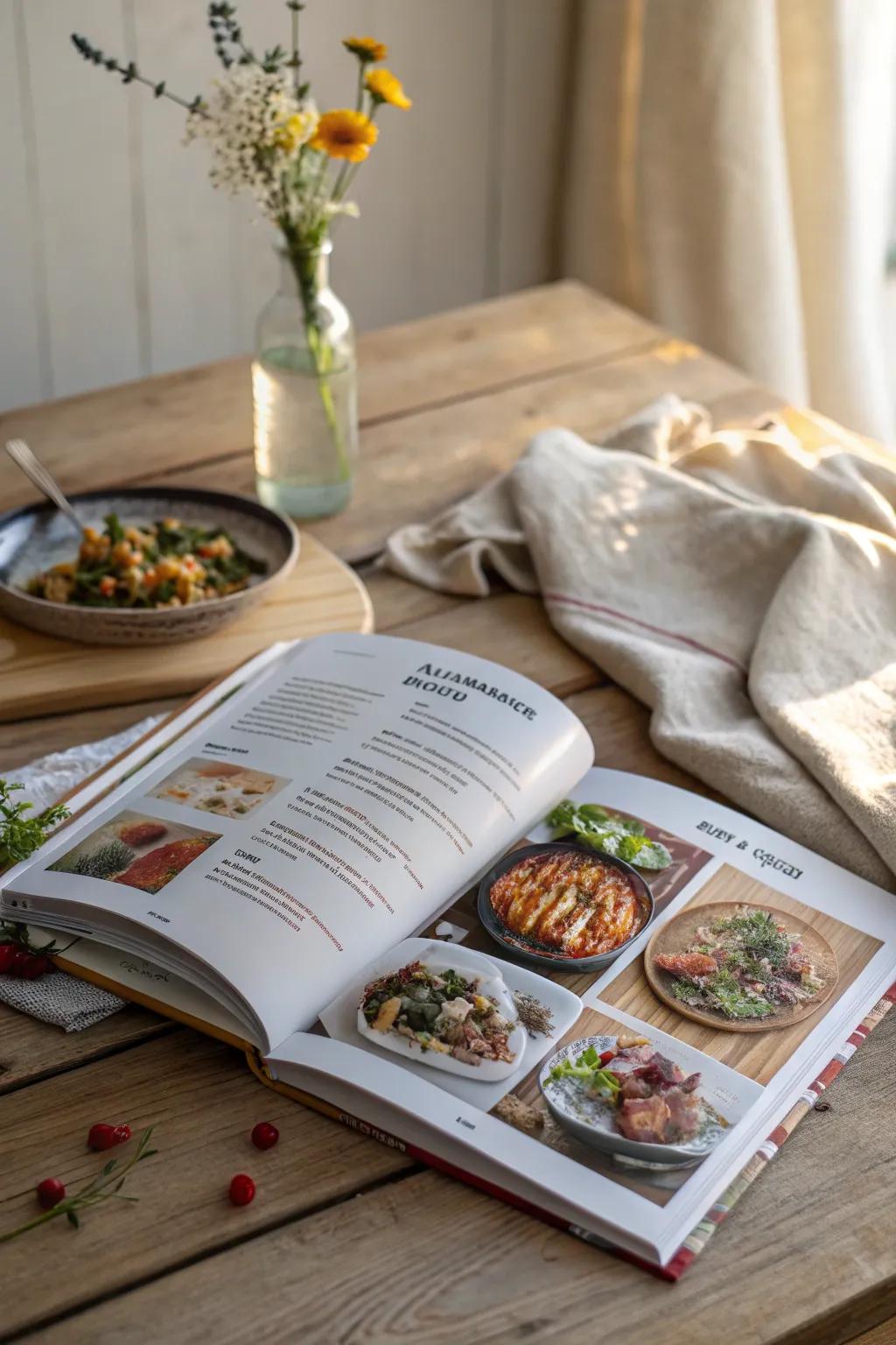 Embark on a culinary journey with this air fryer recipe book, the perfect accessory for a minimalist kitchen.