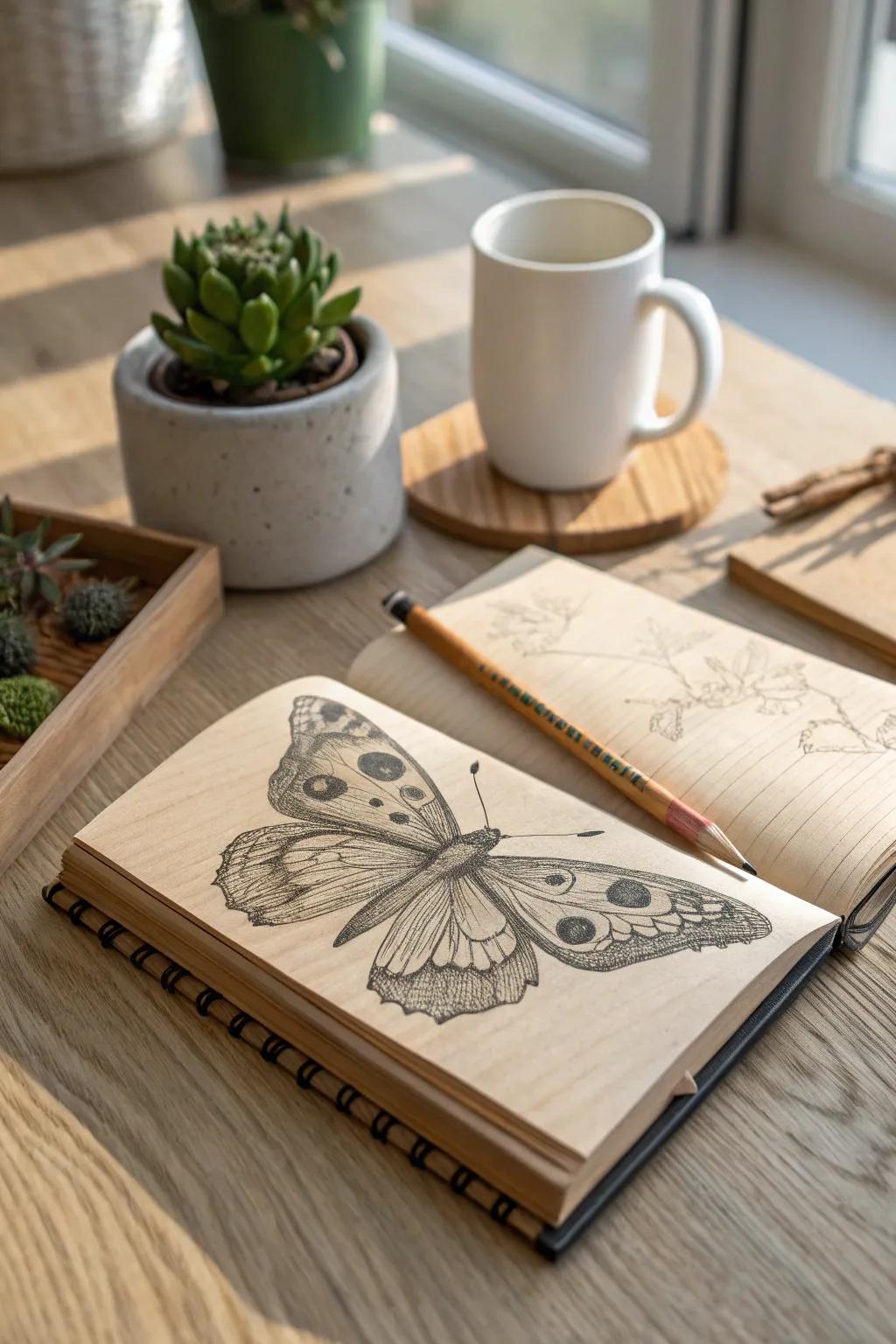 Unleash your creativity with delightful animal sketches. Begin with a songbird and let your imagination take flight!
