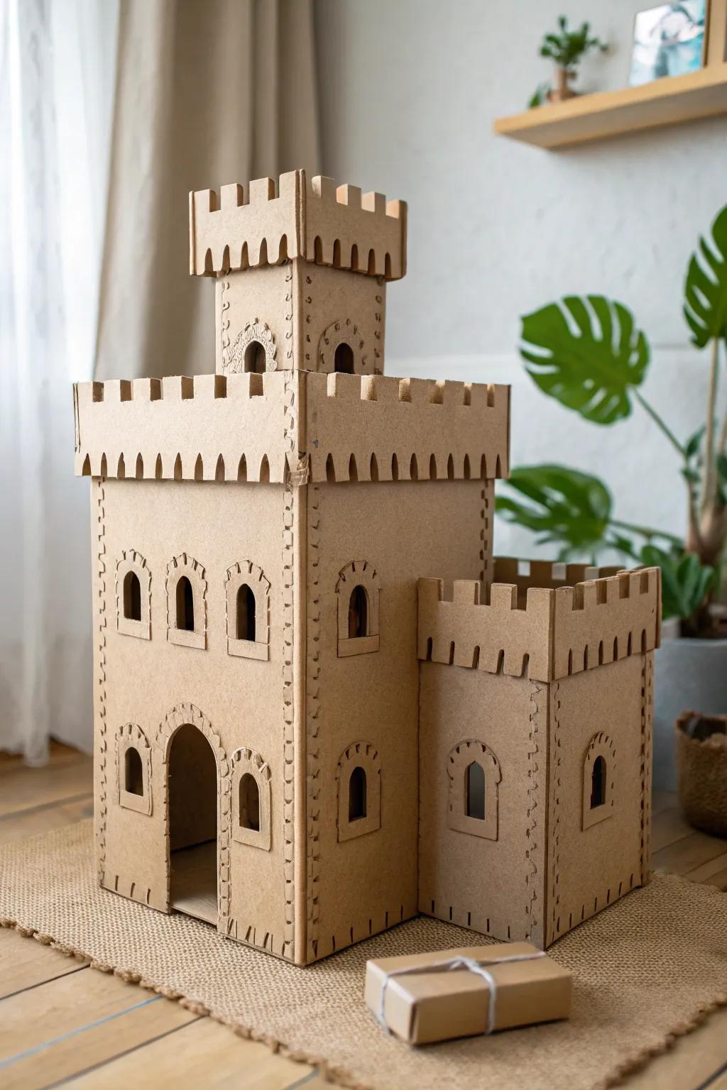 Transform your DIY citadel into a fairytale magnum opus via graceful crenelated peripheries.