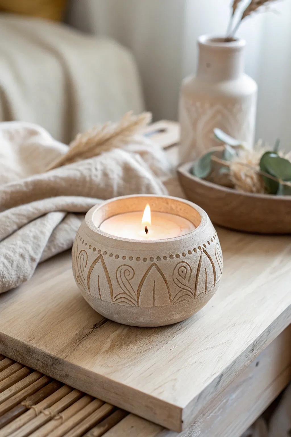Fill your surroundings with the comforting radiance of artisanal craftsmanship.