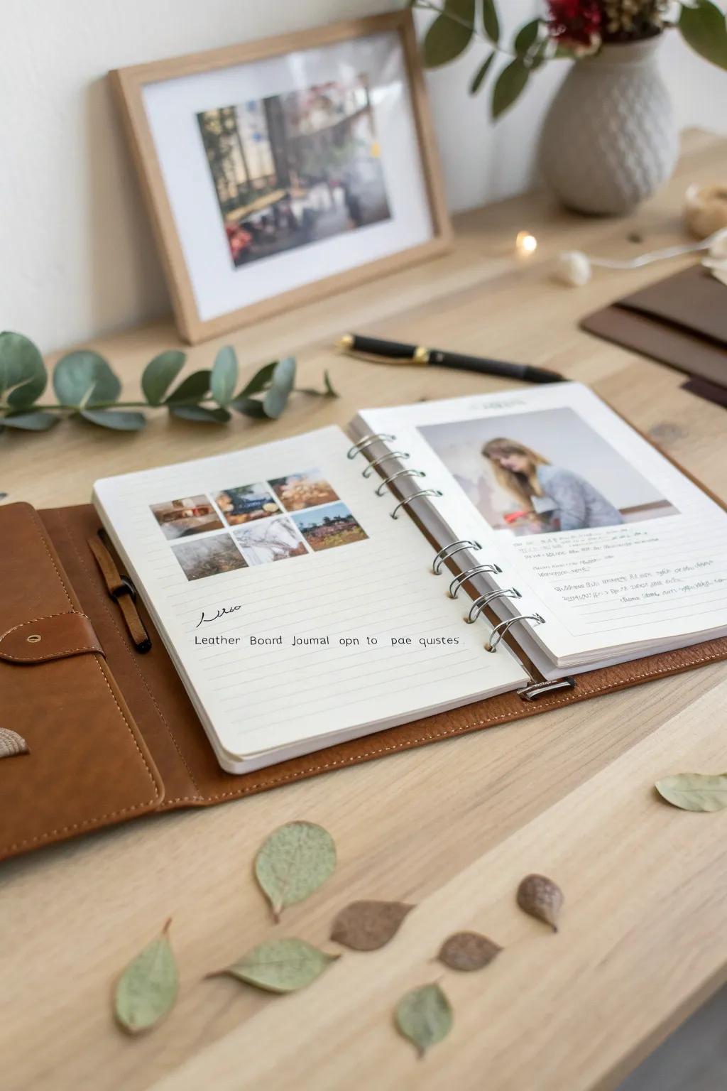 Unleash your artistic abilities with an elegant flair: delve into the realm of typographic expression within your journal.