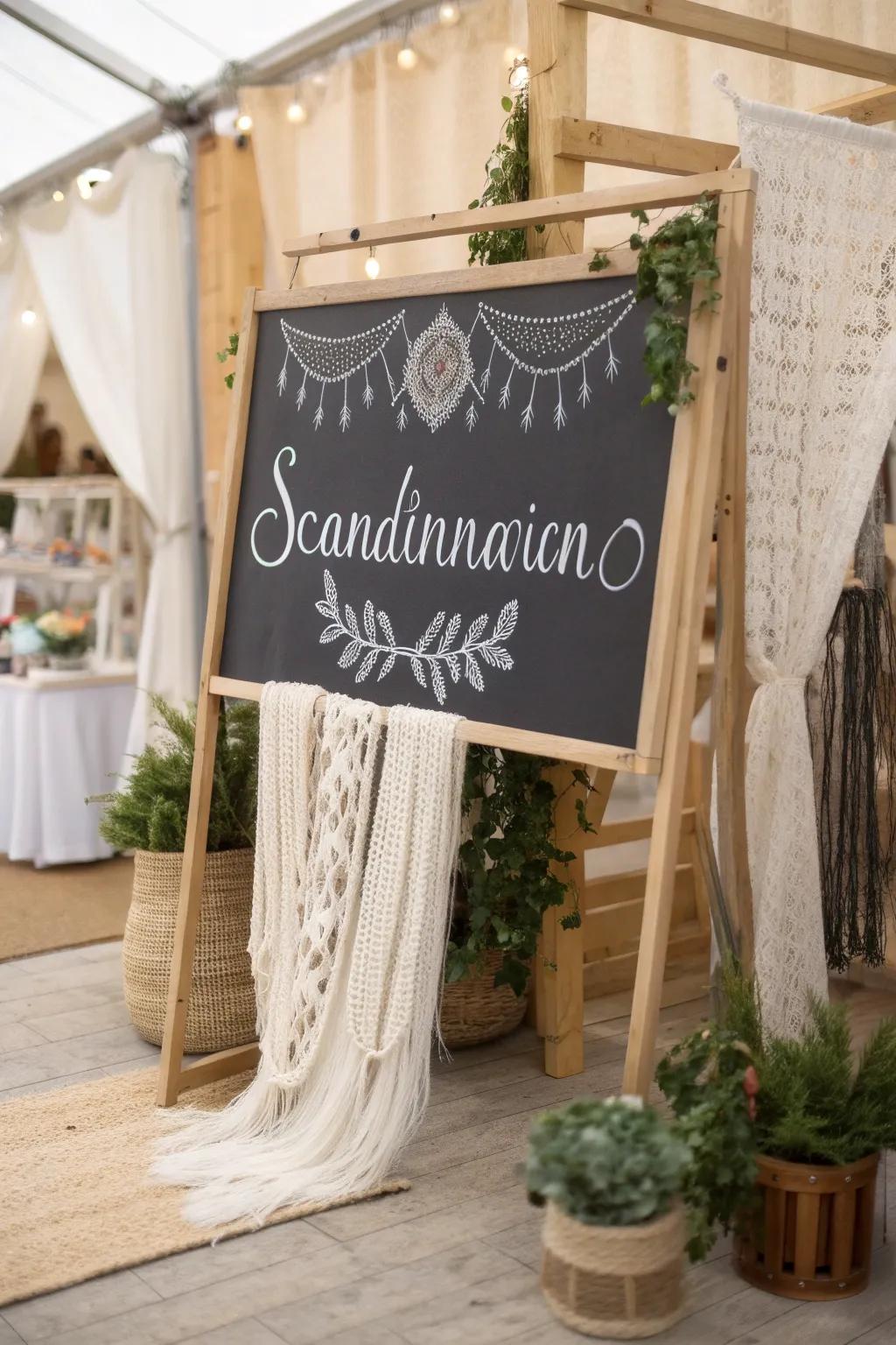 Enrich your craft booth with charming, handmade signage that embodies simplicity and grace.