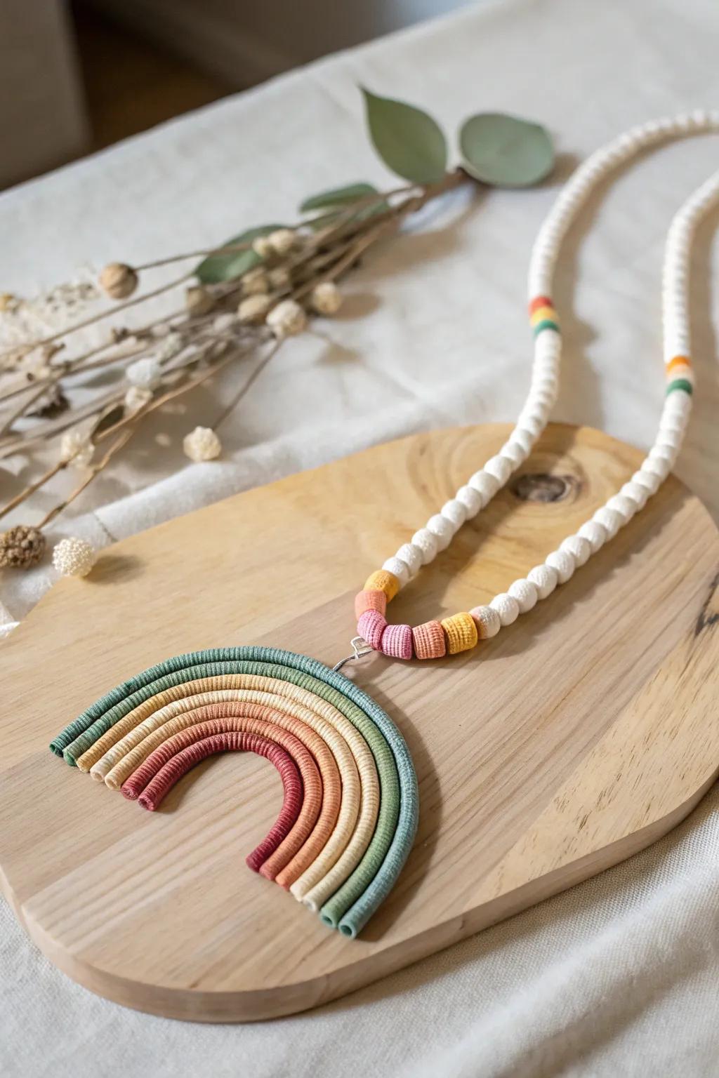 Handmade Multihued Grain Strand: An Explosion of Radiant Ingenuity for Budding Artisans