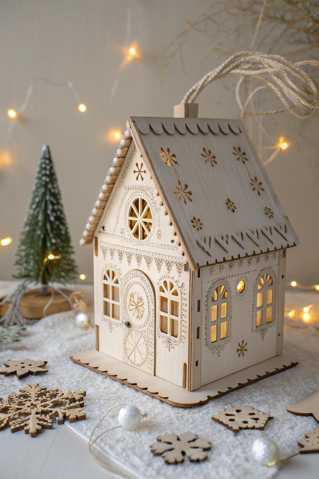 Illuminate your festive season with a touch of minimalist enchantment.