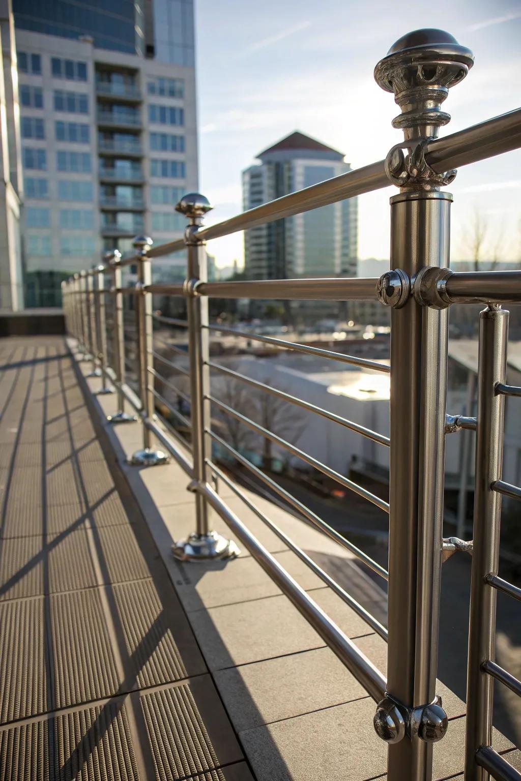 Boost your area with the enhanced elegance of contemporary metal spindles.