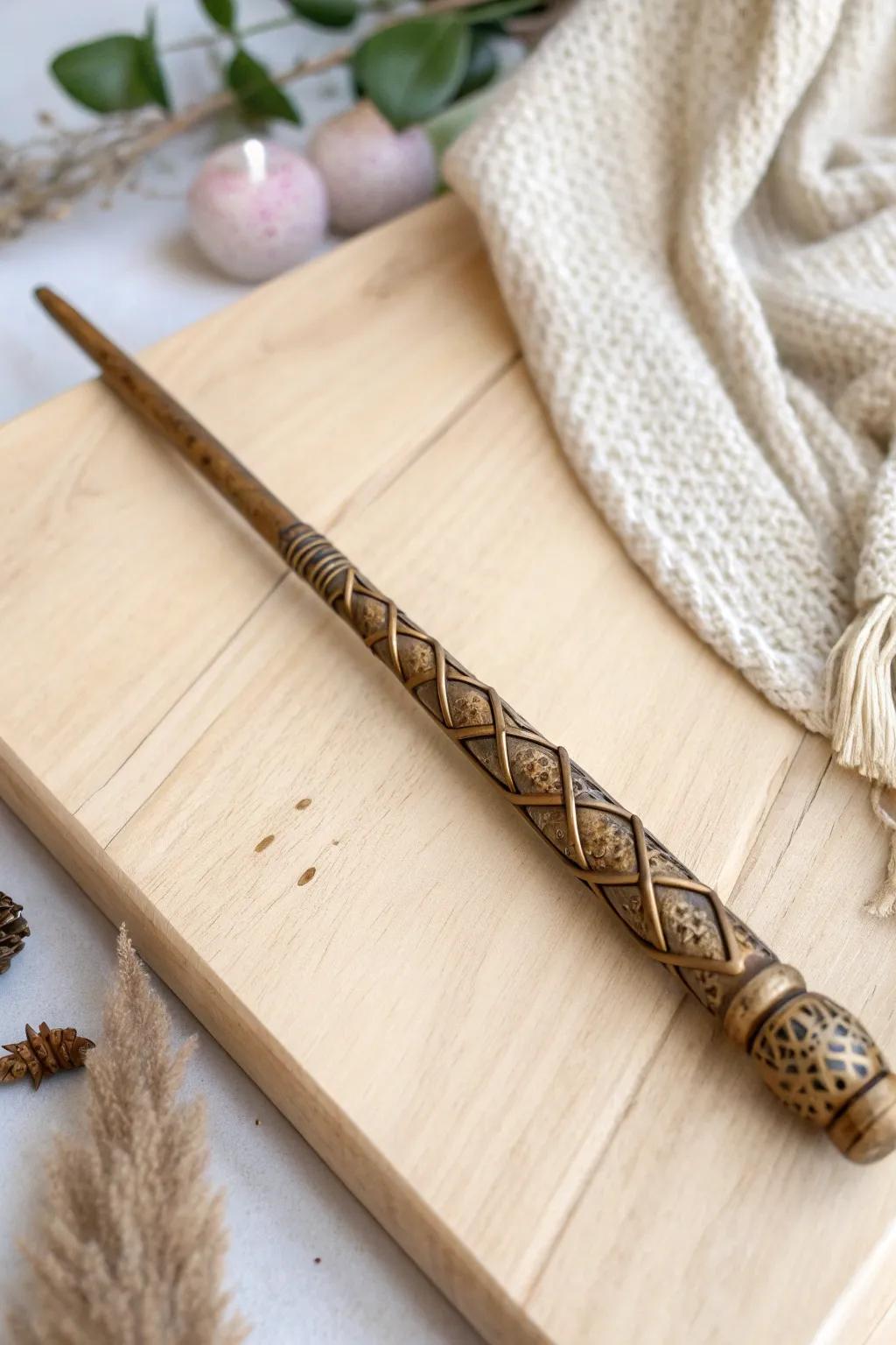 Invoke primeval enchantment through DIY thermal adhesive textures - where simplicity converges with mystique.