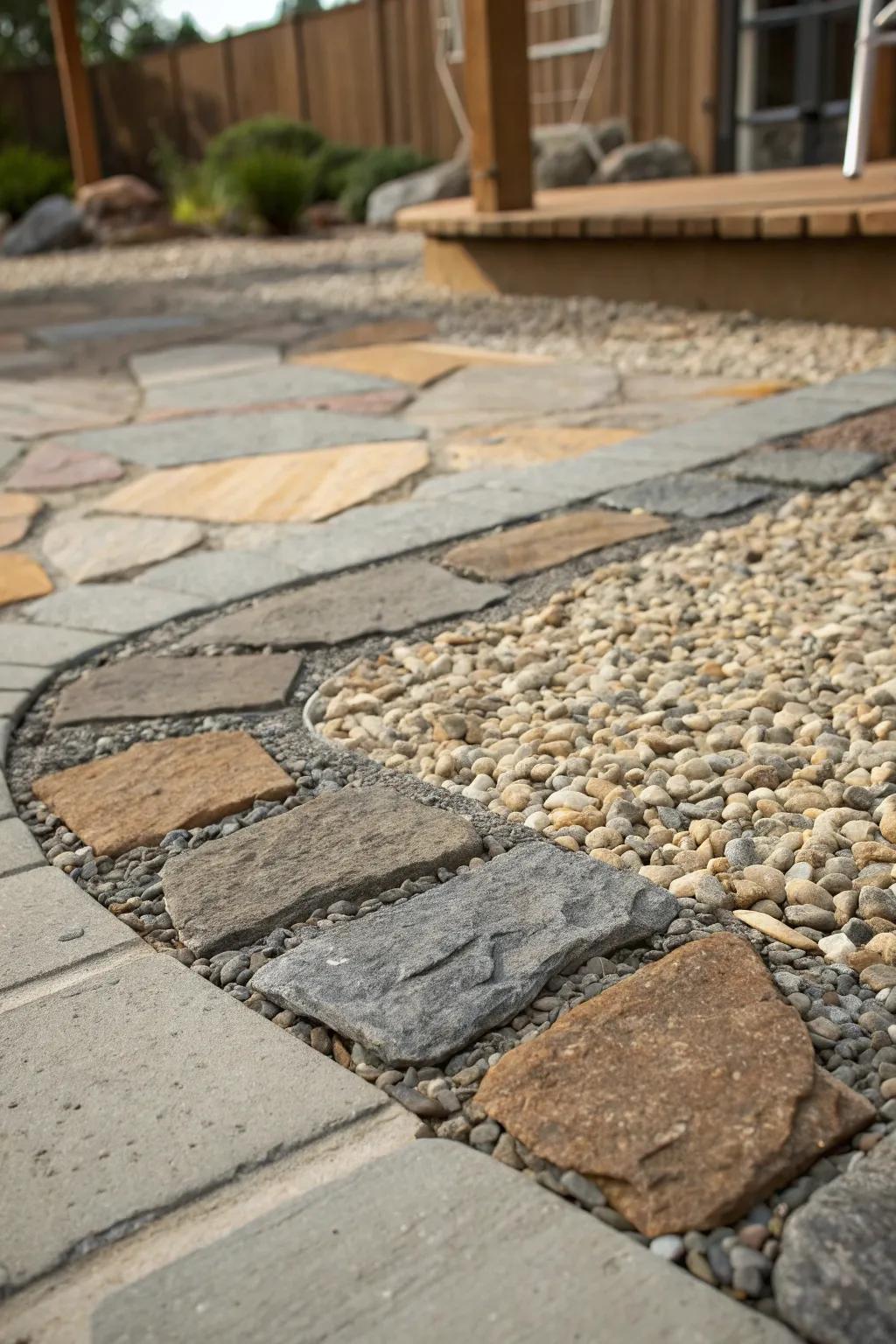 Elevate your outdoor space with the rustic sophistication of crushed rock surfacing.